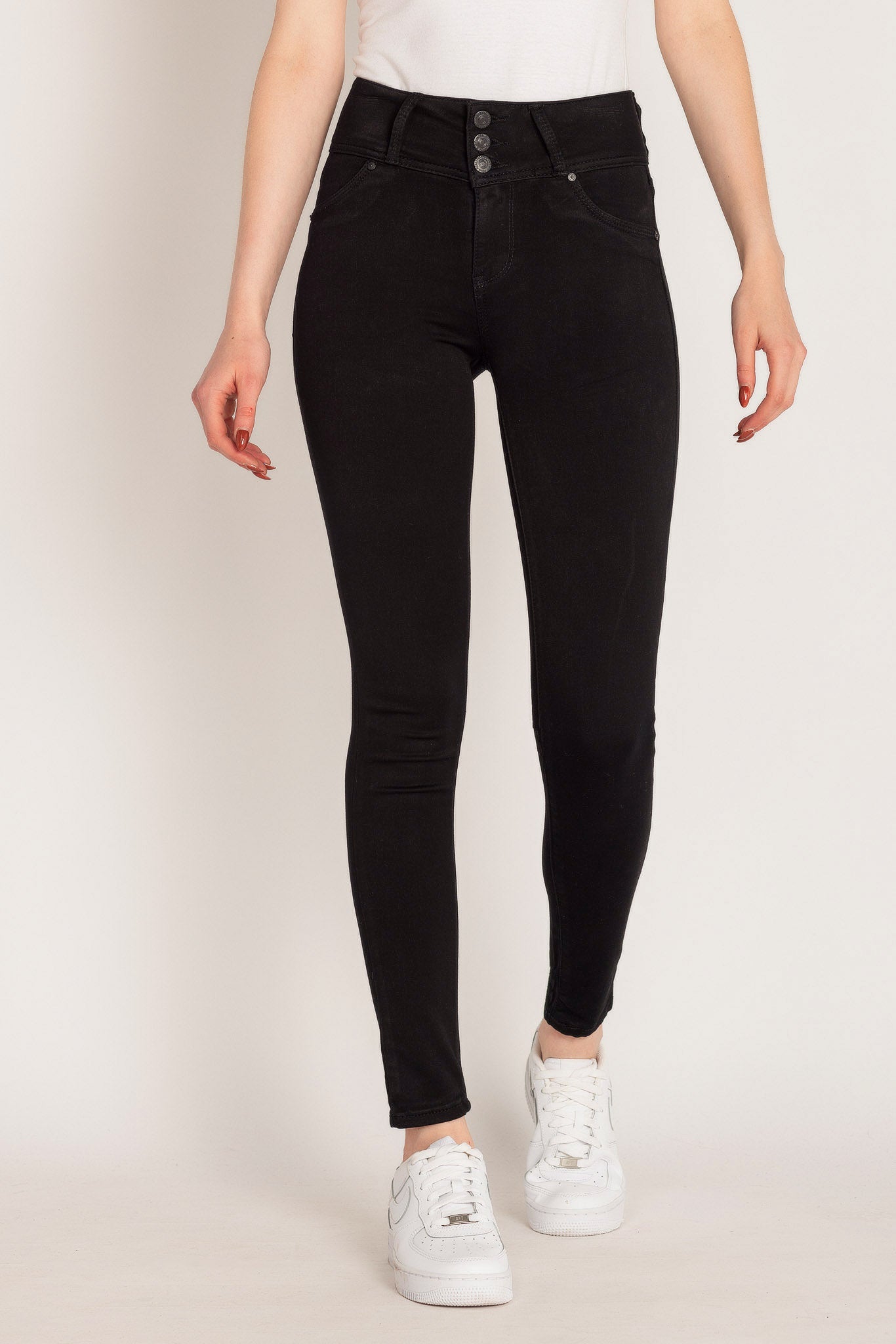 WallFlower Noir Wash InstaSoft Sassy Skinny High-Rise Jegging