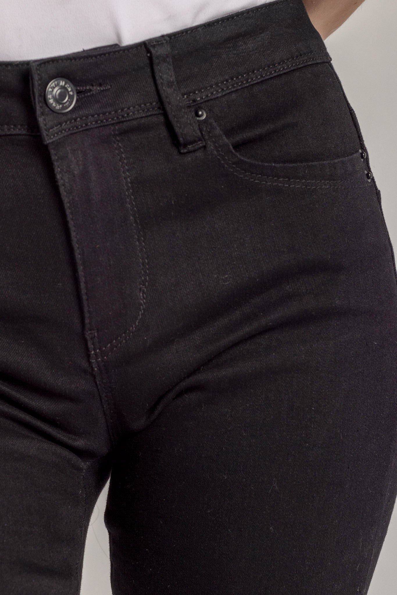Jean skinny YMI Wannabettabutt noir taille mi-haute