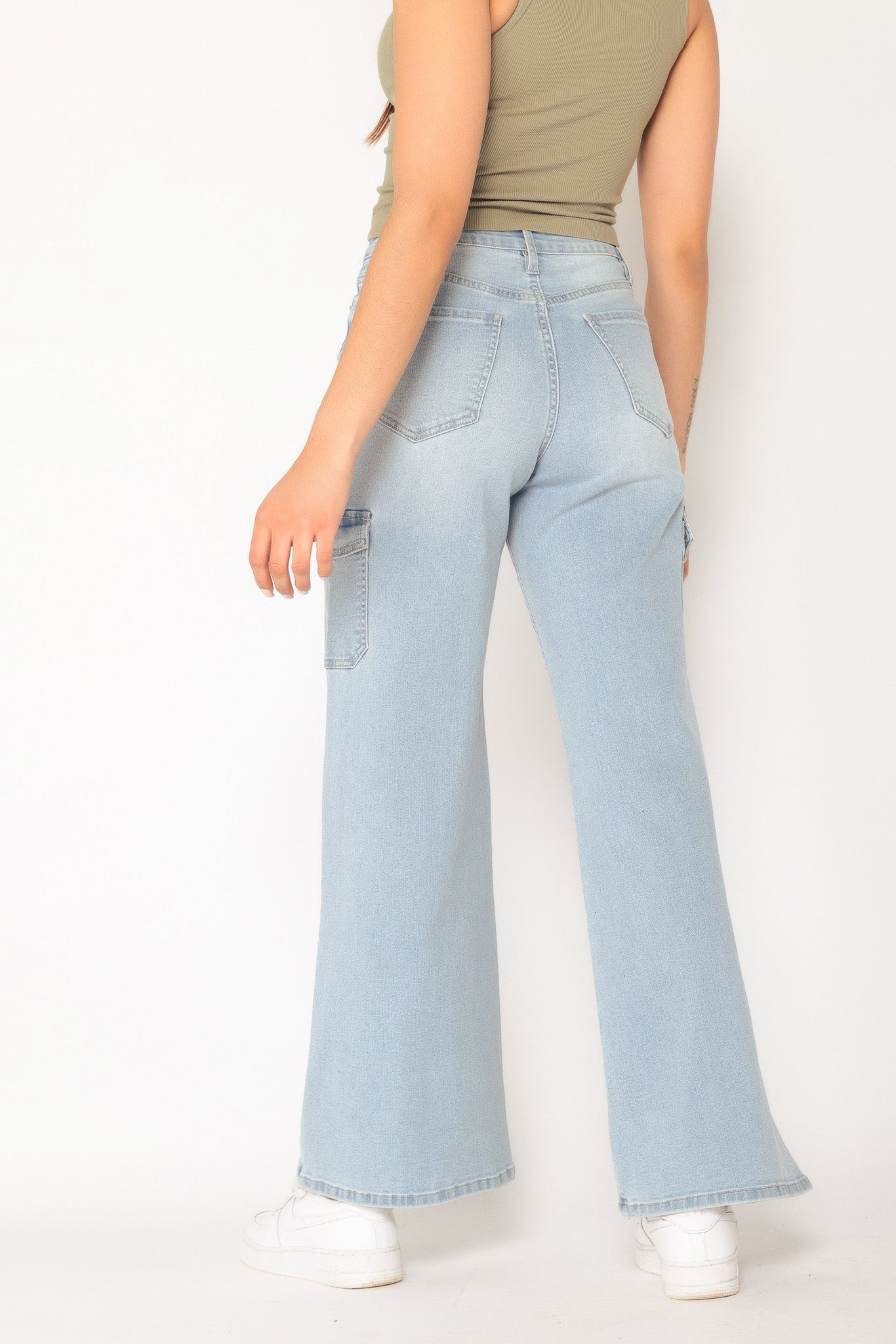 Jean cargo YMI pâle style skater