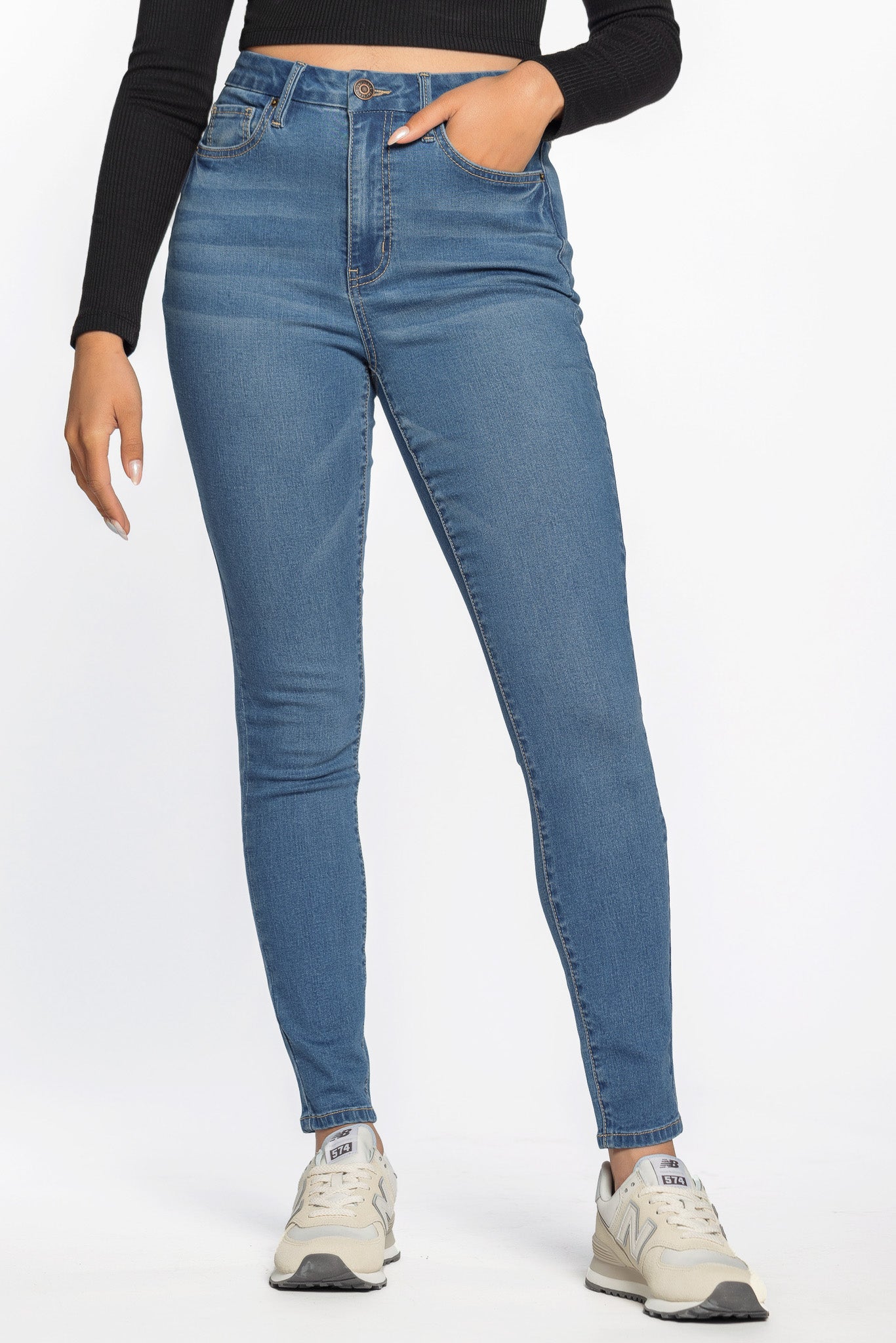 YMI Medium Wash Skinny Jean