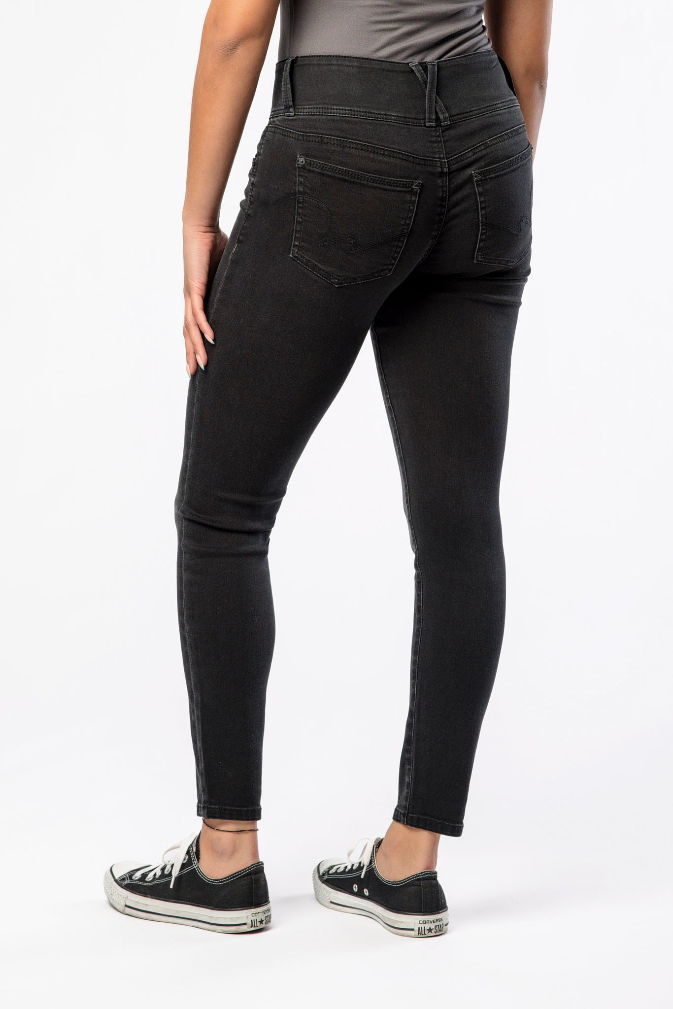 Jean WallFlower Insta-Soft skinny taille haute en fini Une