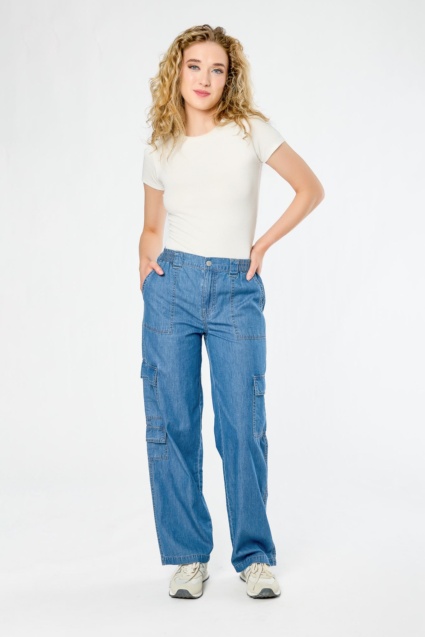 Almost Famous Chambray Cargo Skater Jean – Eclipse