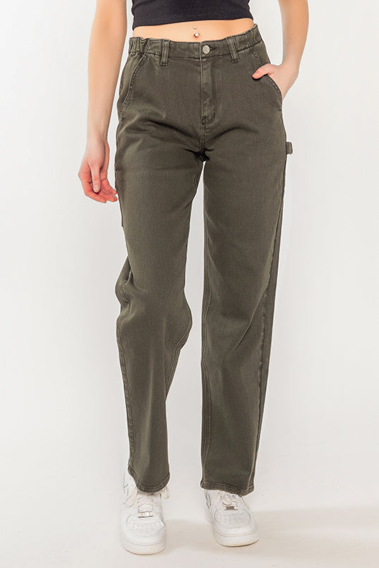 Heavy Twill Straight Leg Painter Pant