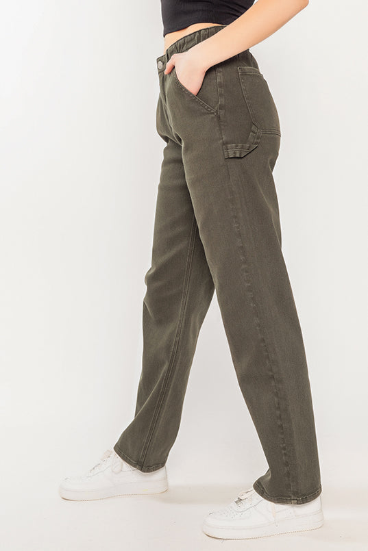 Heavy Twill Straight Leg Painter Pant