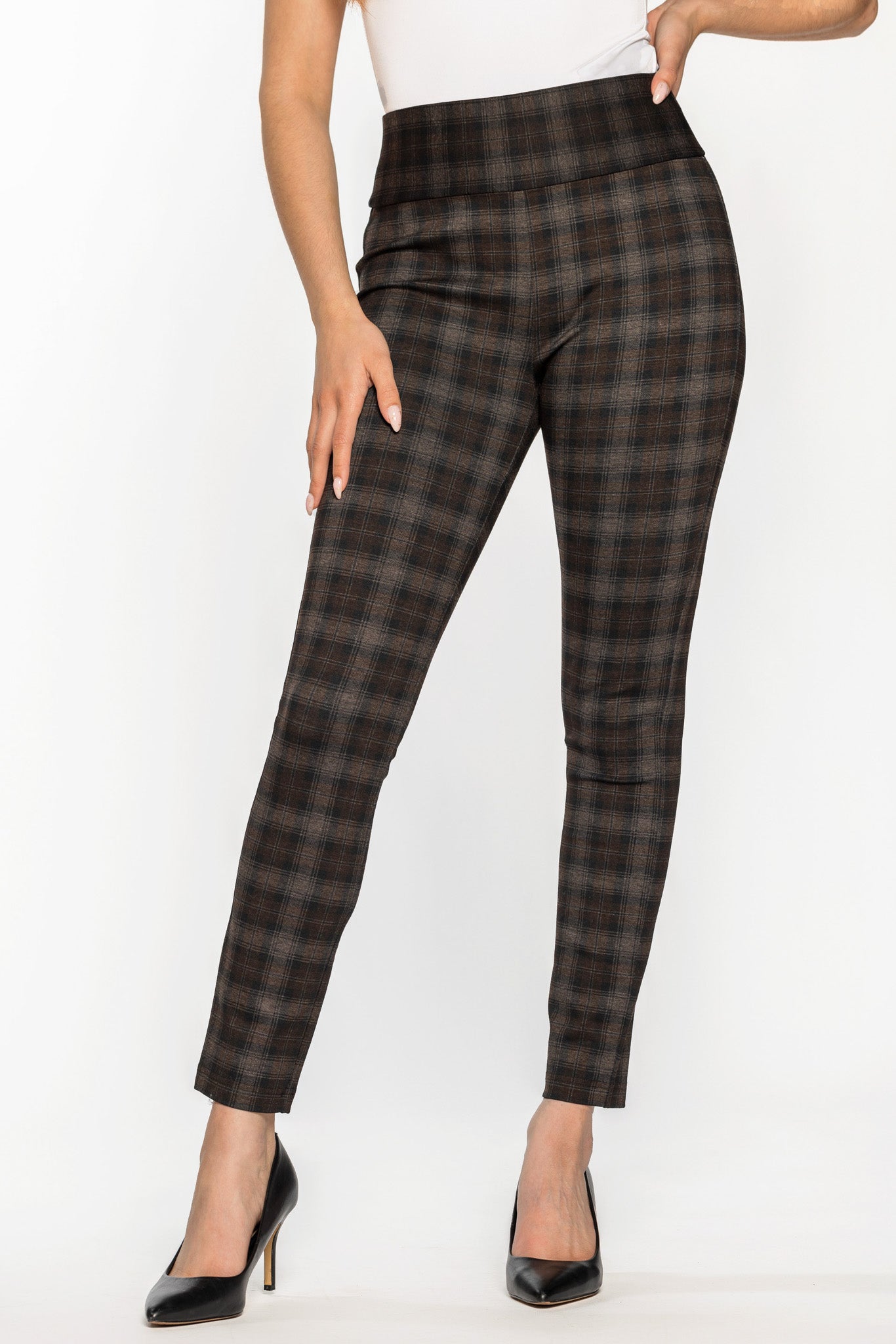Pantalon Seriously Slimming carreaux Constance