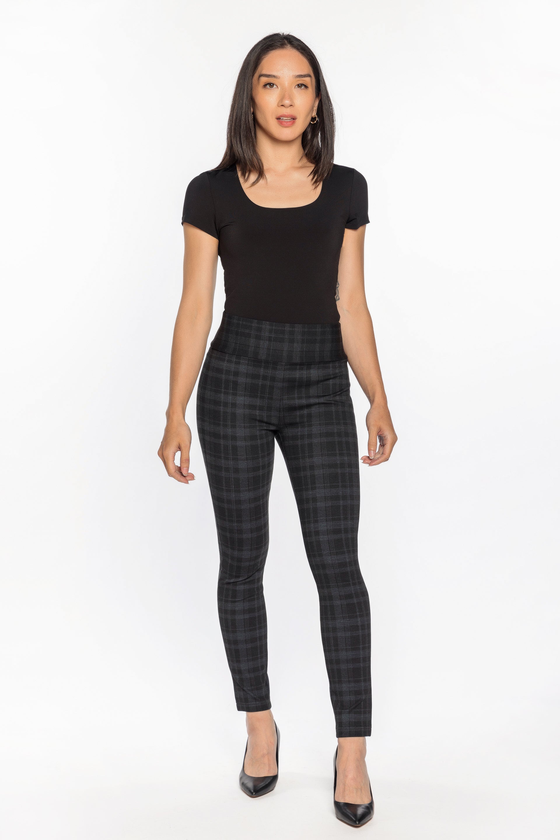 Tabitha Plaid Seriously Slimming Pant