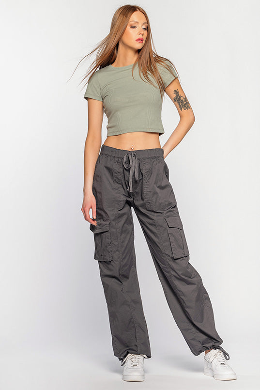 YMI Poplin Cargo Pant