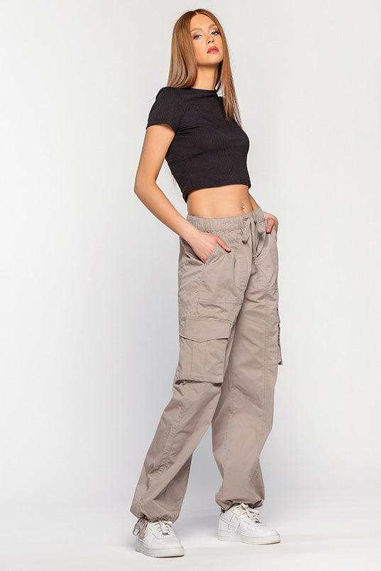 YMI Poplin Cargo Pant