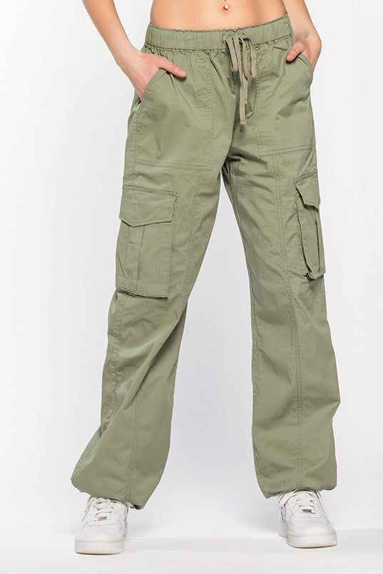 YMI Poplin Cargo Pant