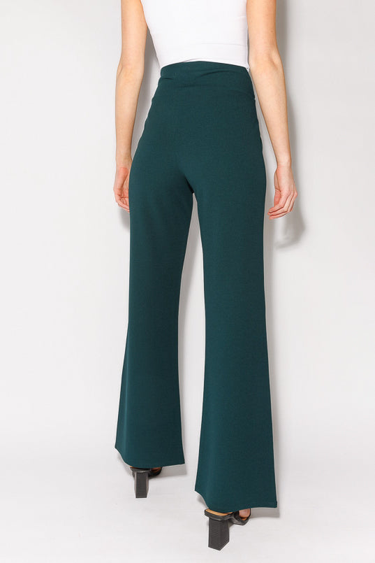 Pantalon scuba crêpe avec ceinture