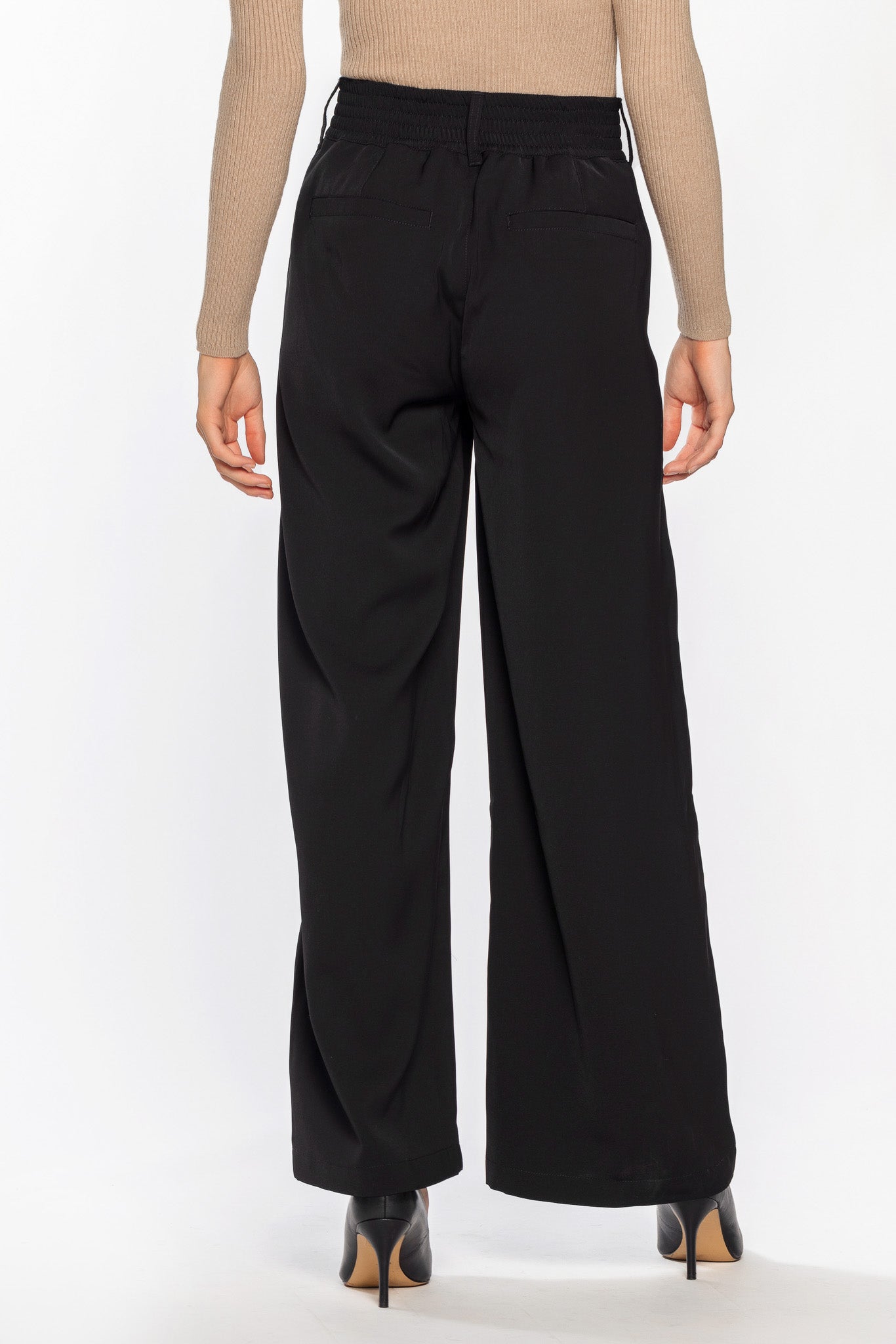 Pantalon doux jambe large