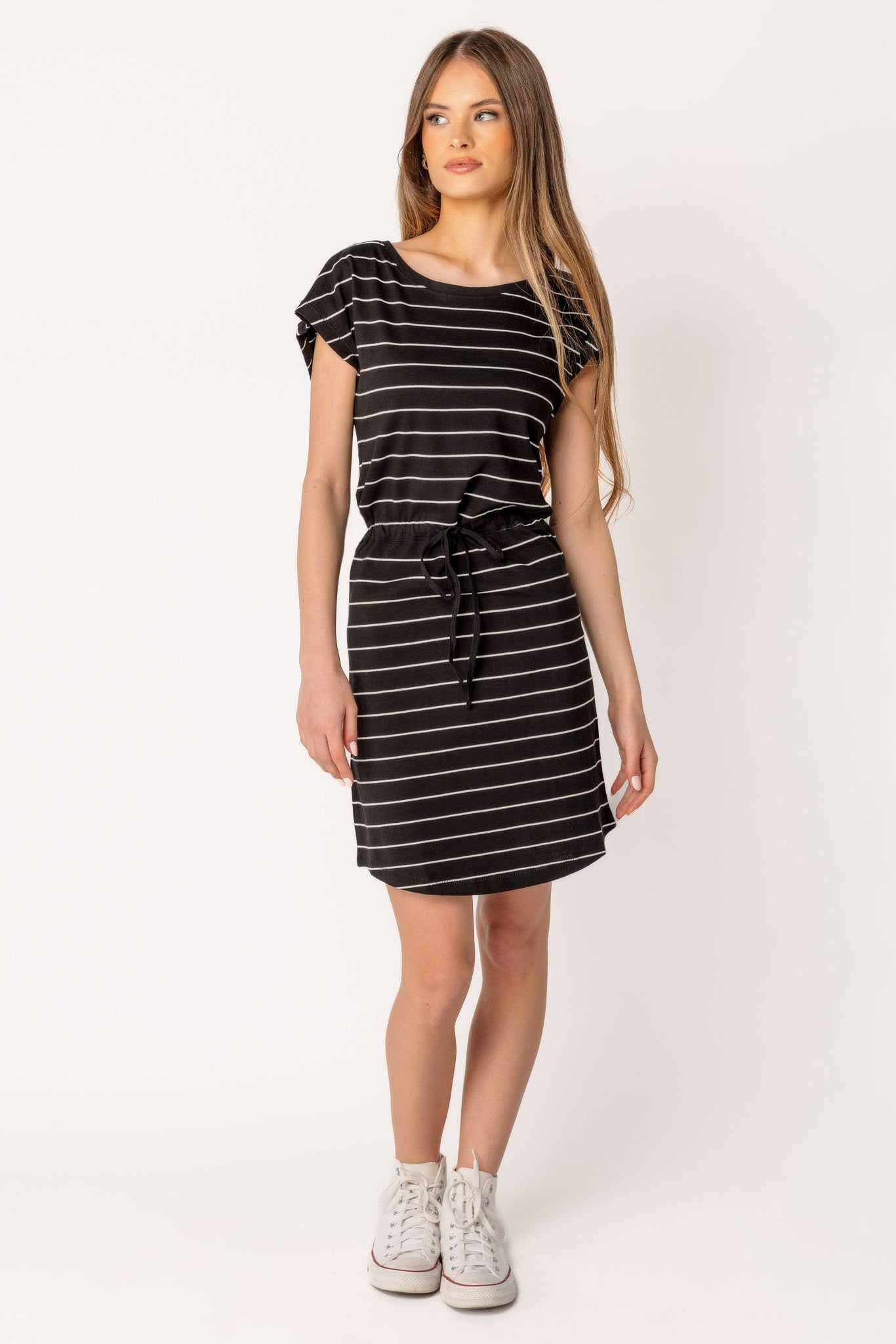 Only May Stripe T-Shirt Dress