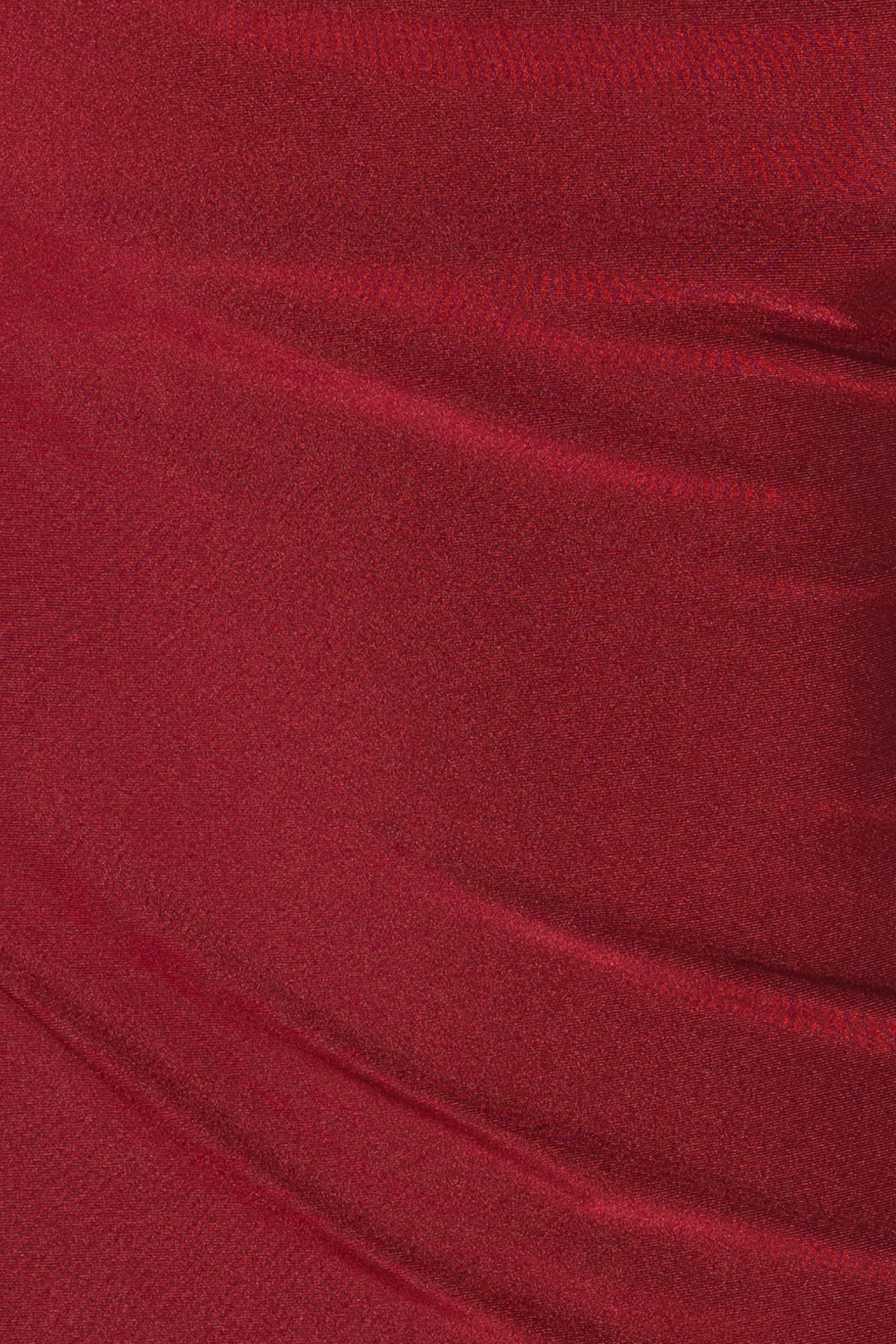 Stretch Satin Drape Neck Dress