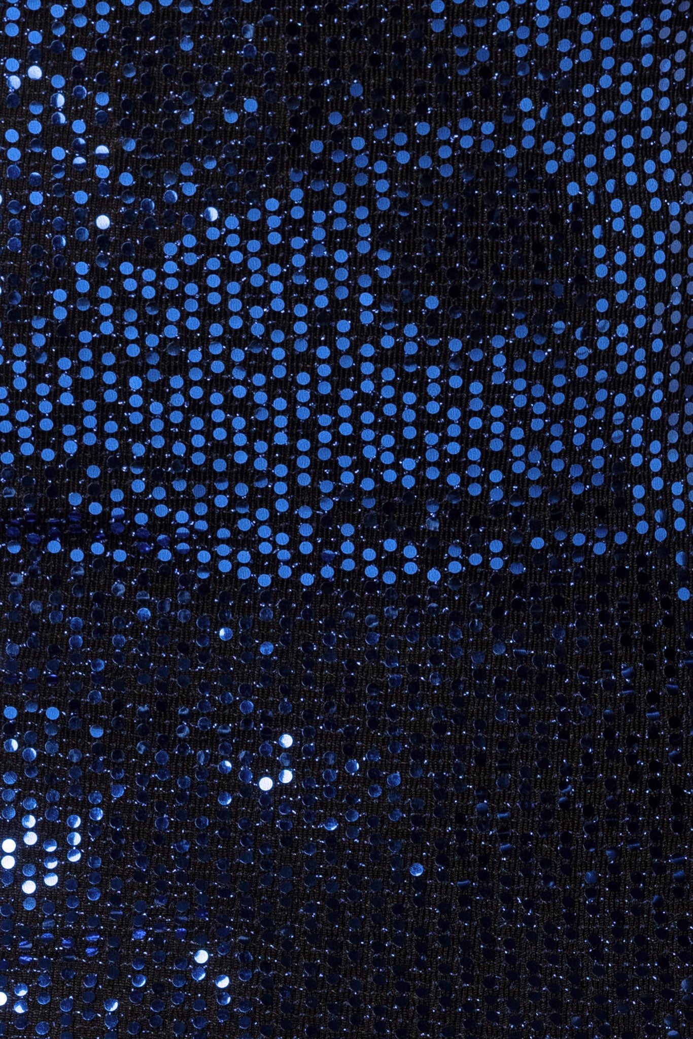 Robe longue asymétrique à paillettes disco