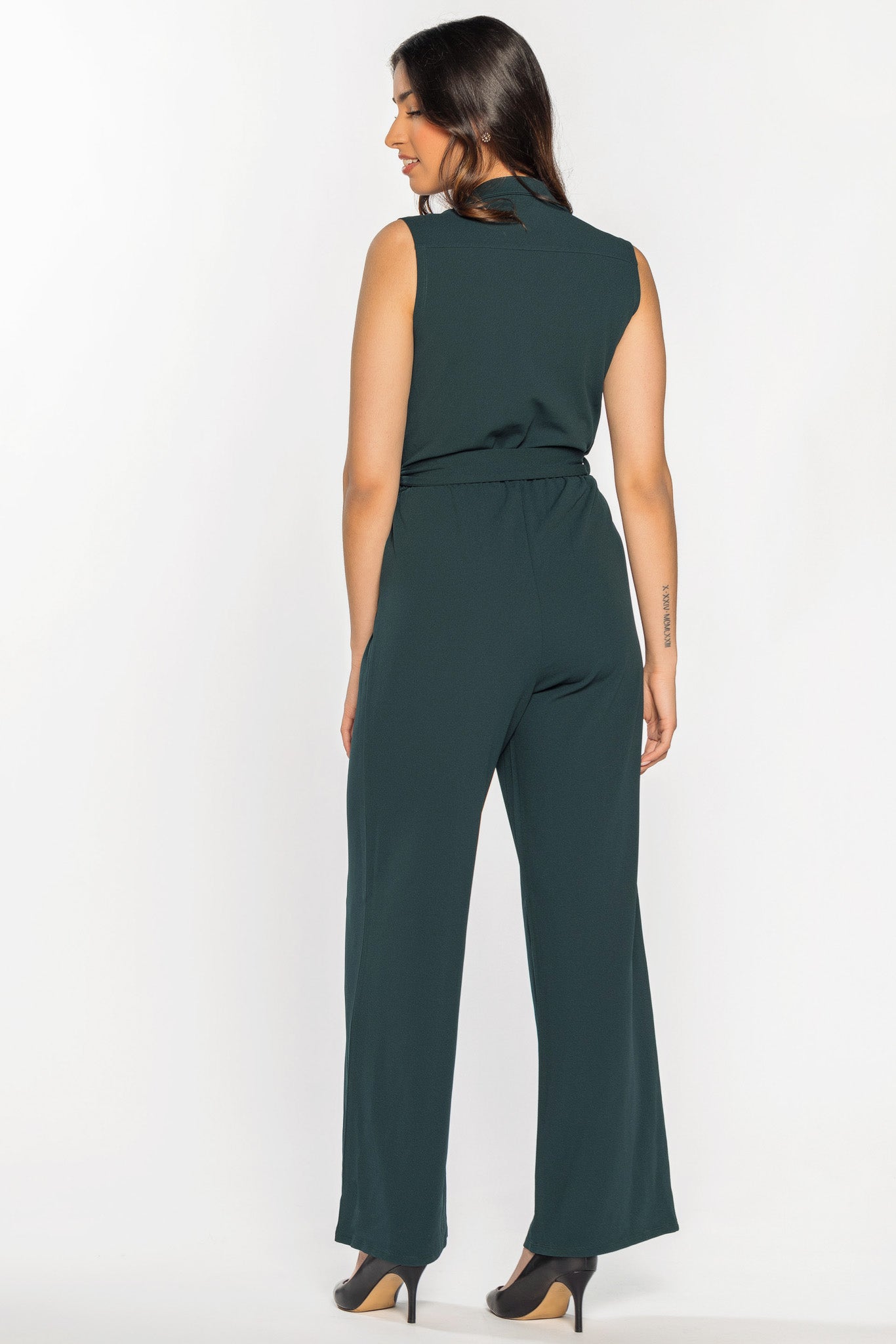 Sleeveless Blazer Jumpsuit