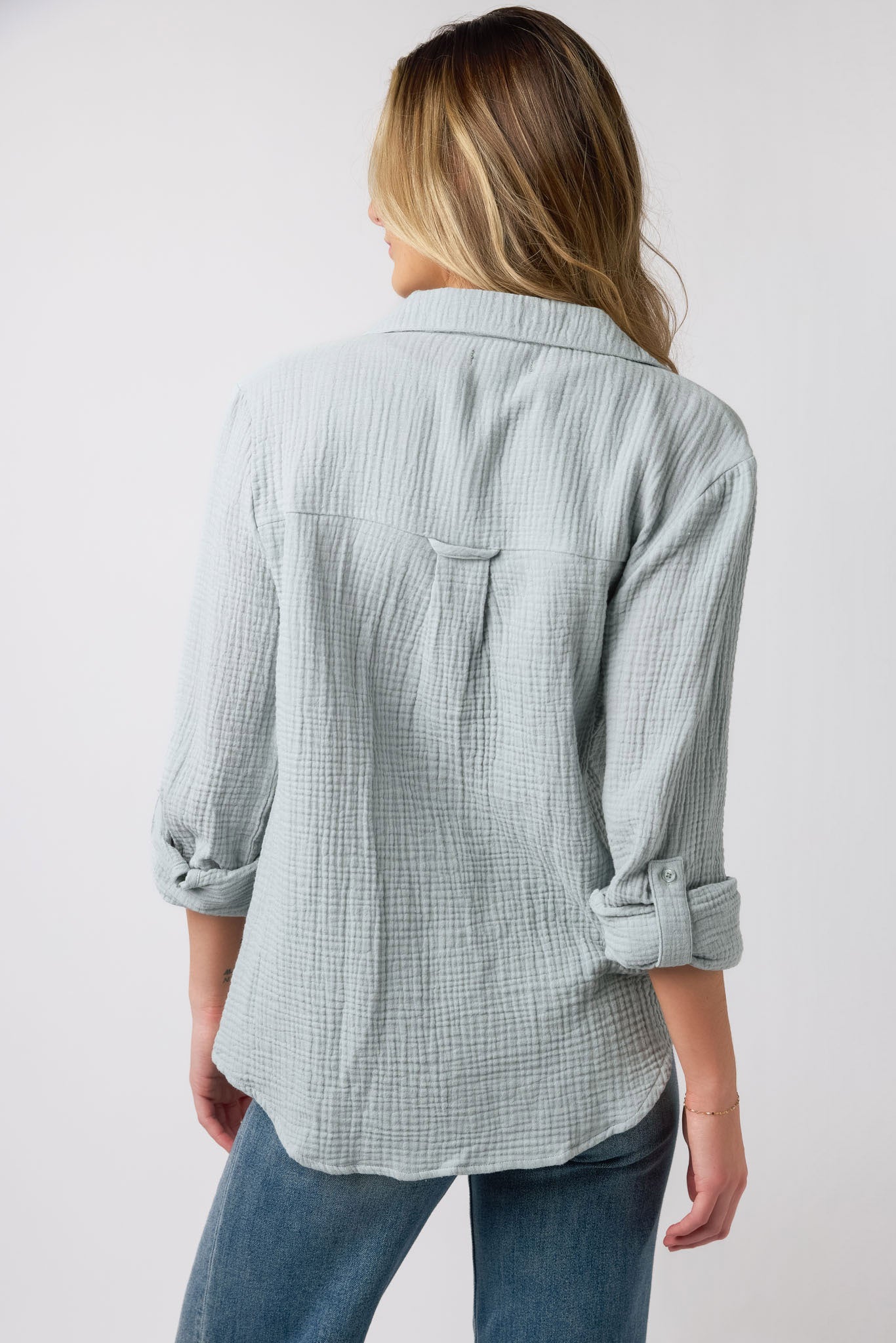 Double Cotton Long Sleeve Shirt