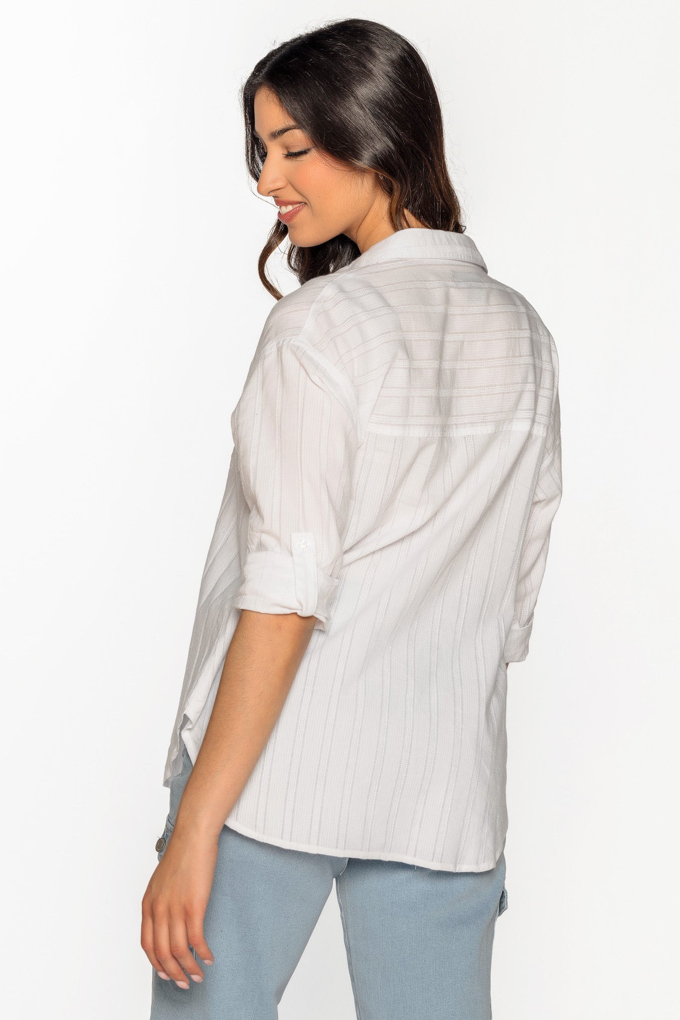 Cotton Dobby Long Sleeve Shirt