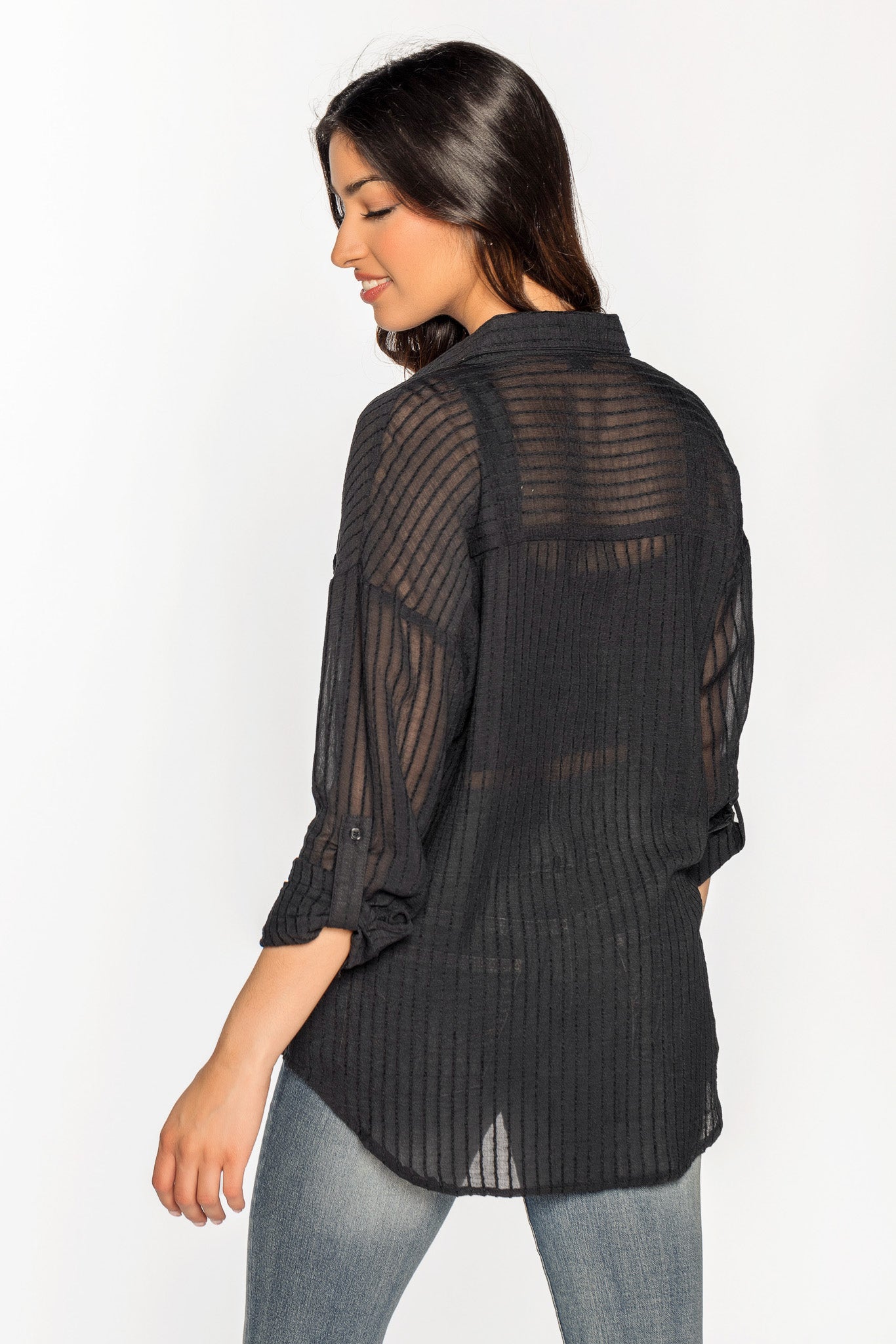 Textured Stripe Shirt
