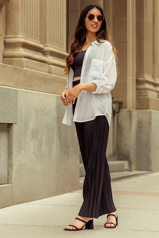 Textured Stripe Shirt