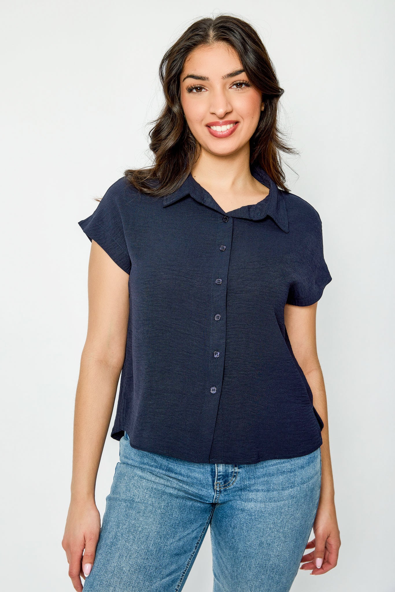 Chemise boutonnée à manches courtes Airflow