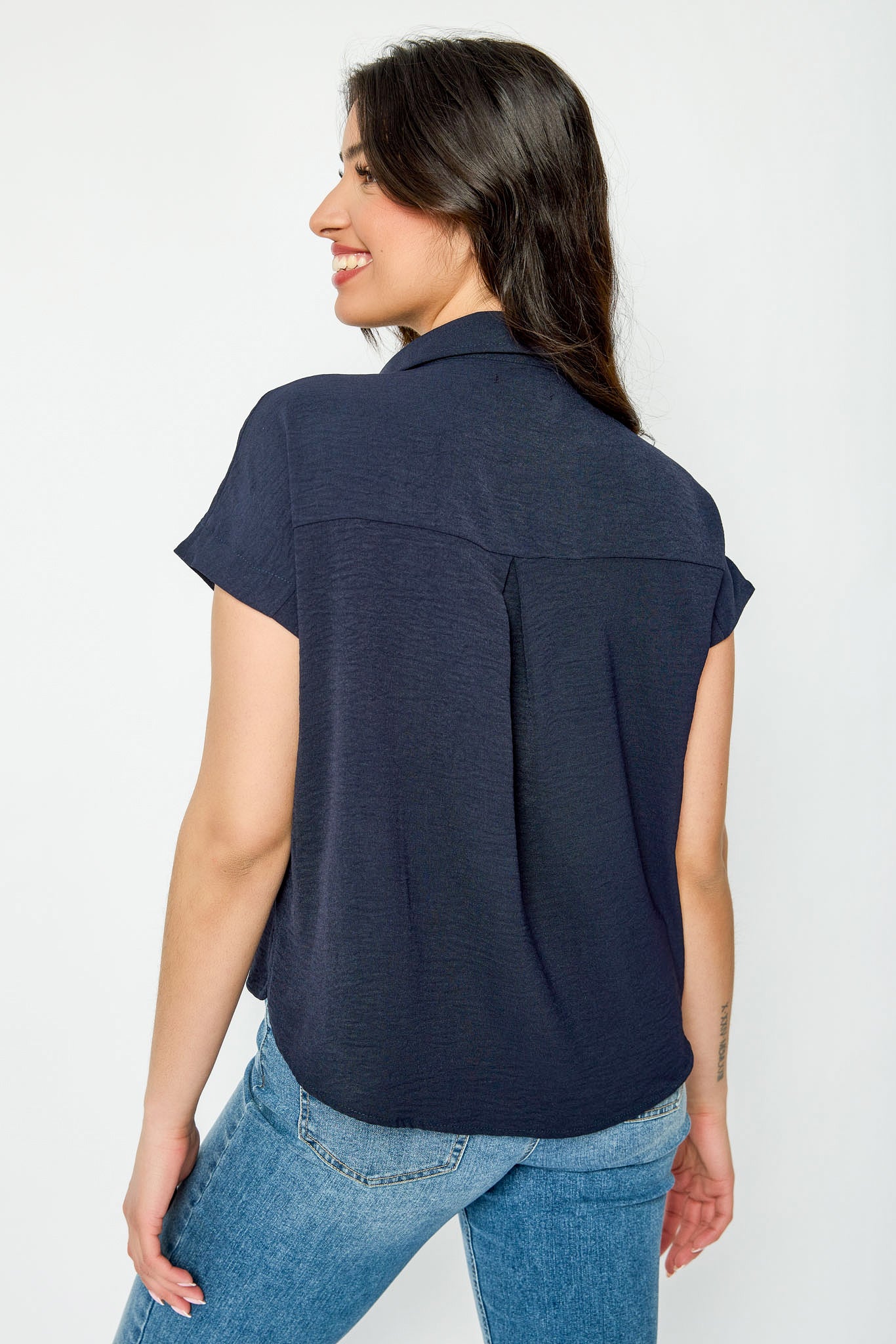 Chemise boutonnée à manches courtes Airflow