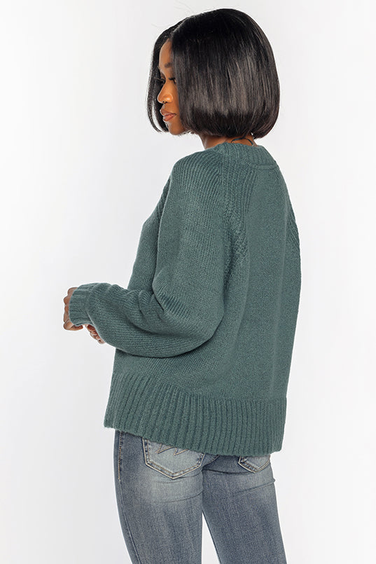 Soft Yarn Crewneck Sweater
