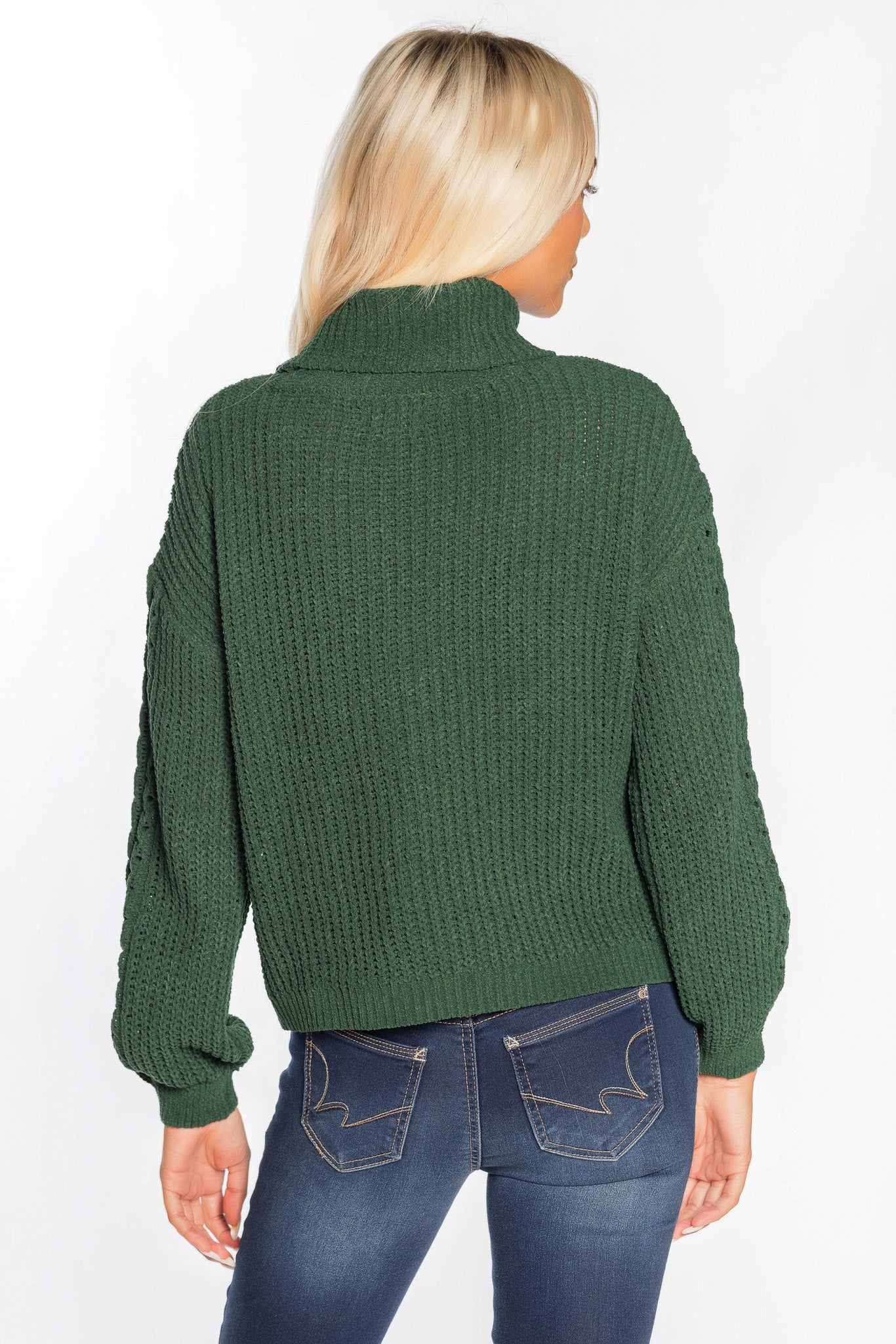 Chenille Cable Knit Sweater