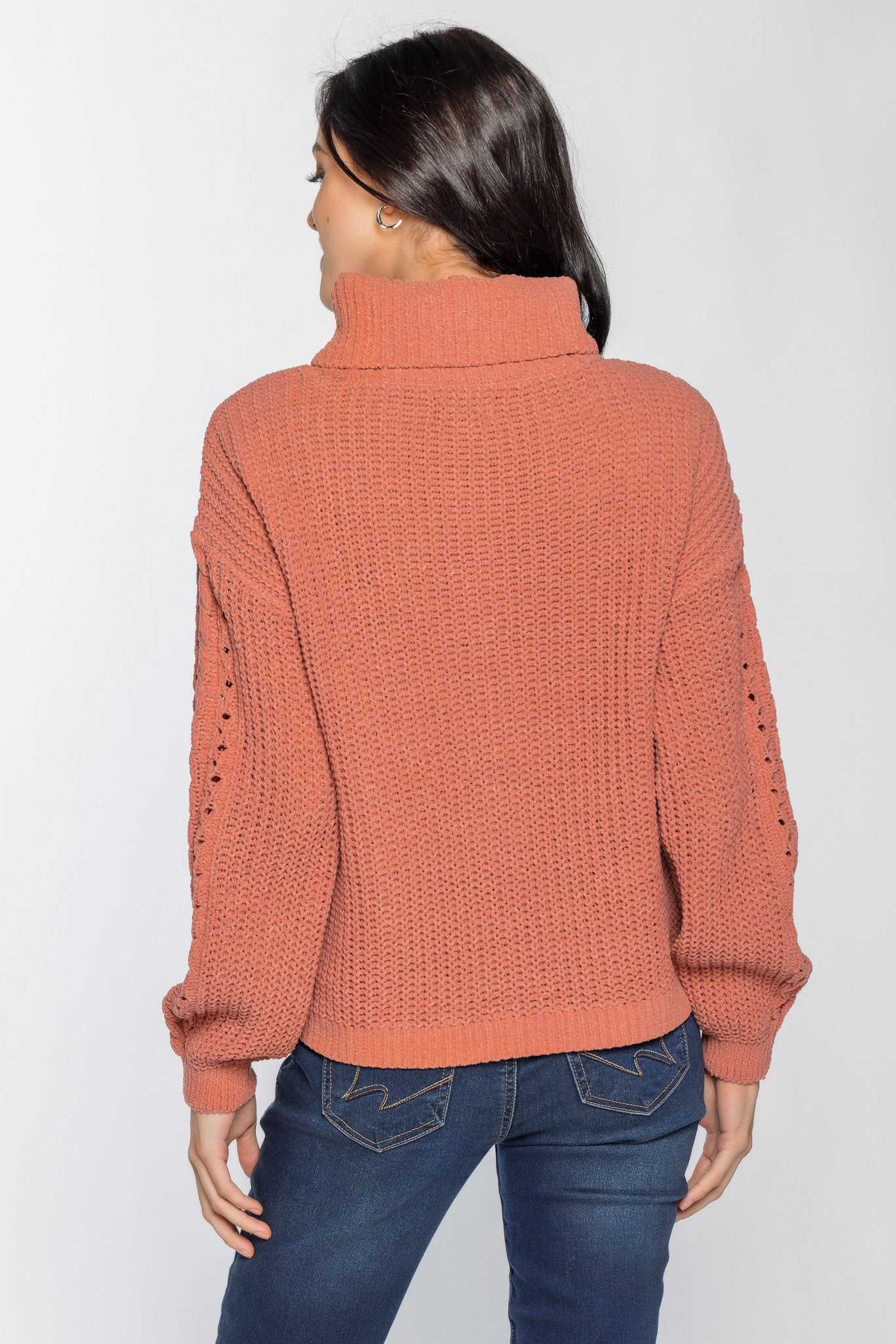 Chenille Cable Knit Sweater