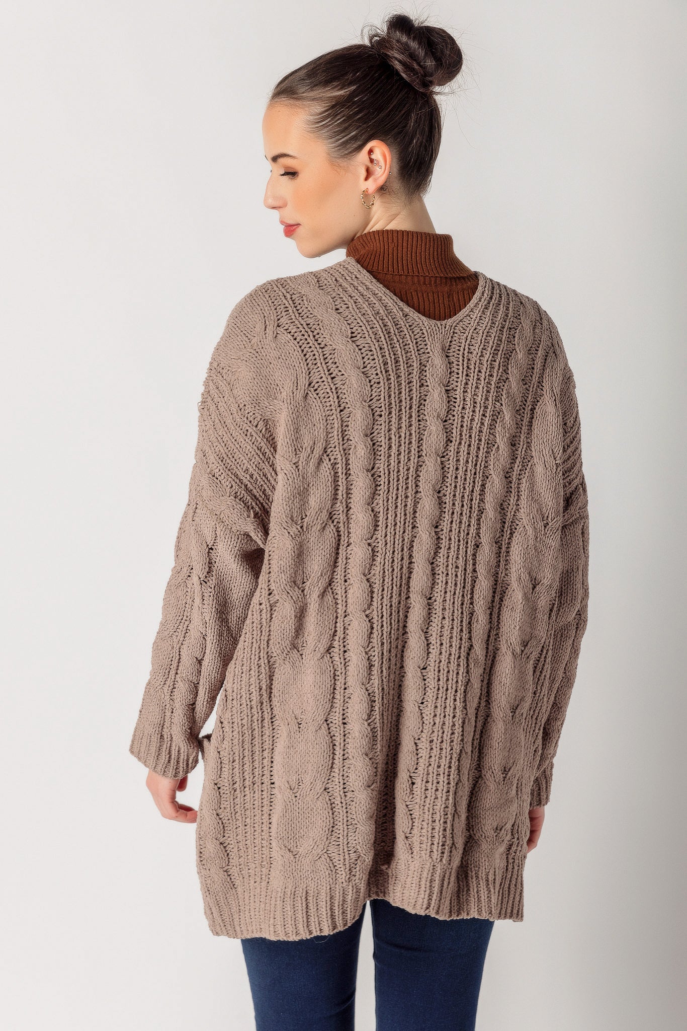 Knit clearance open cardigan