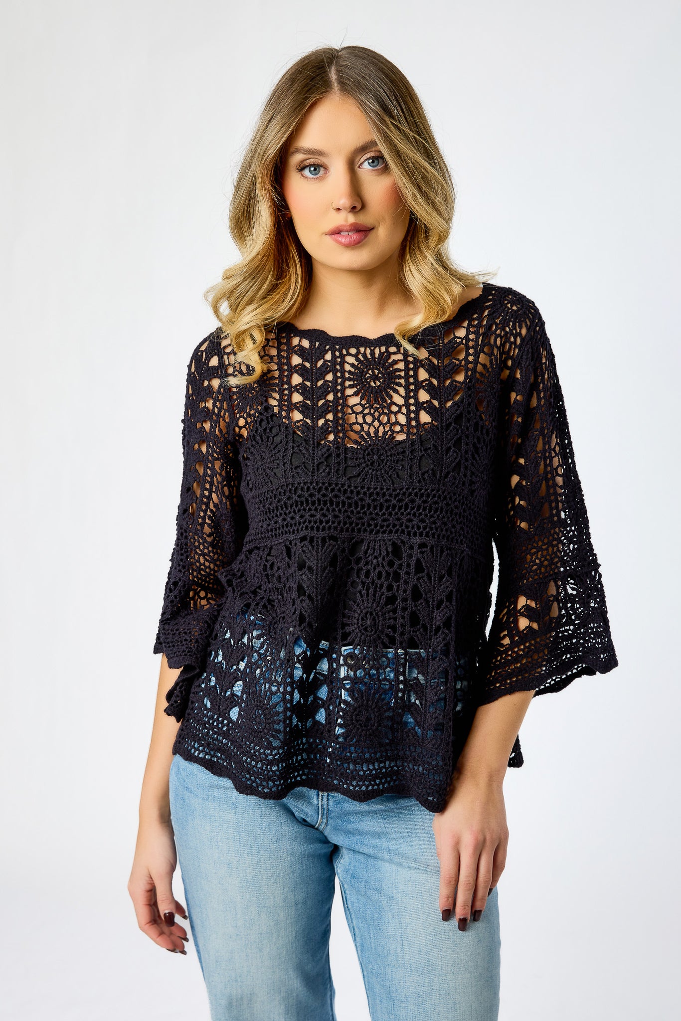 クラネ　　BELL SLEEVE TURTLE KNIT TOPS CLANE（クラネ）の「BELL SLEEVE TURTLE KNIT TOPS（ニット/セーター