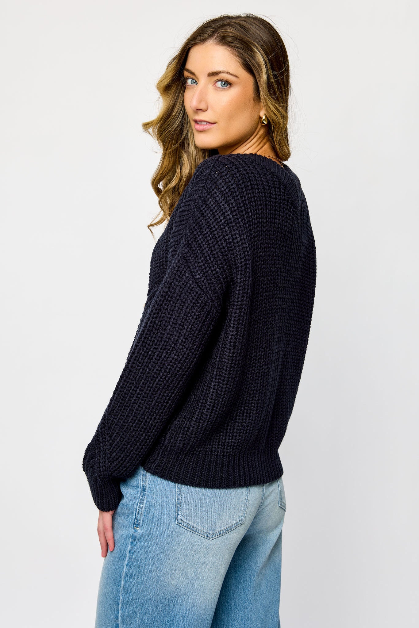Buttoned Grandfather Cardigan