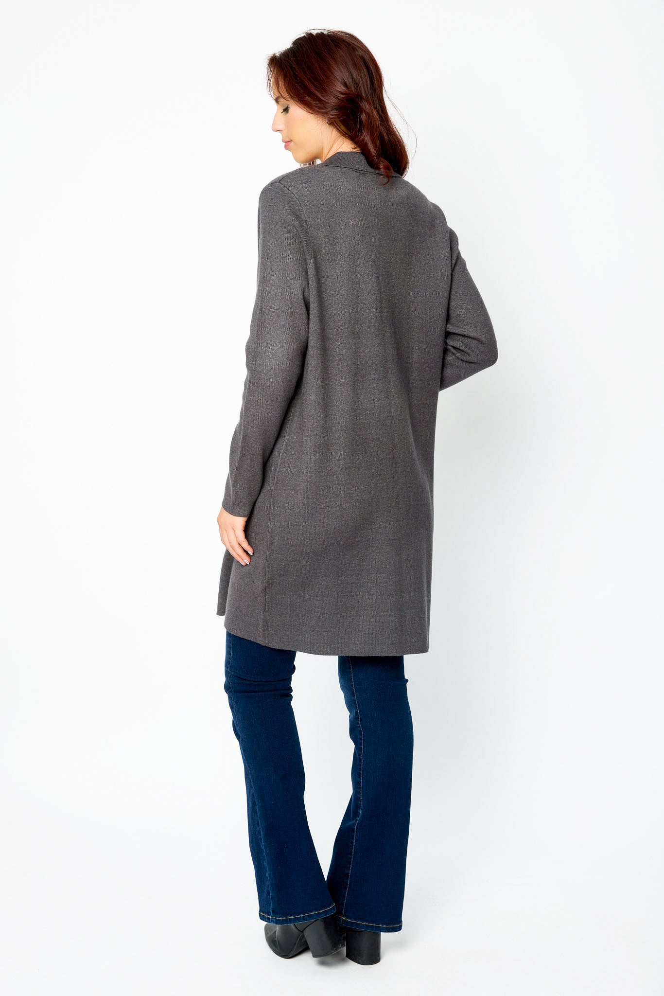 Veston long en tricot de luxe