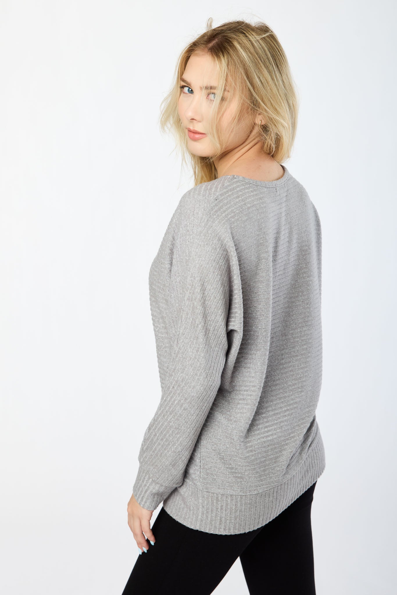 Dolman Sleeve Hacci Sweater