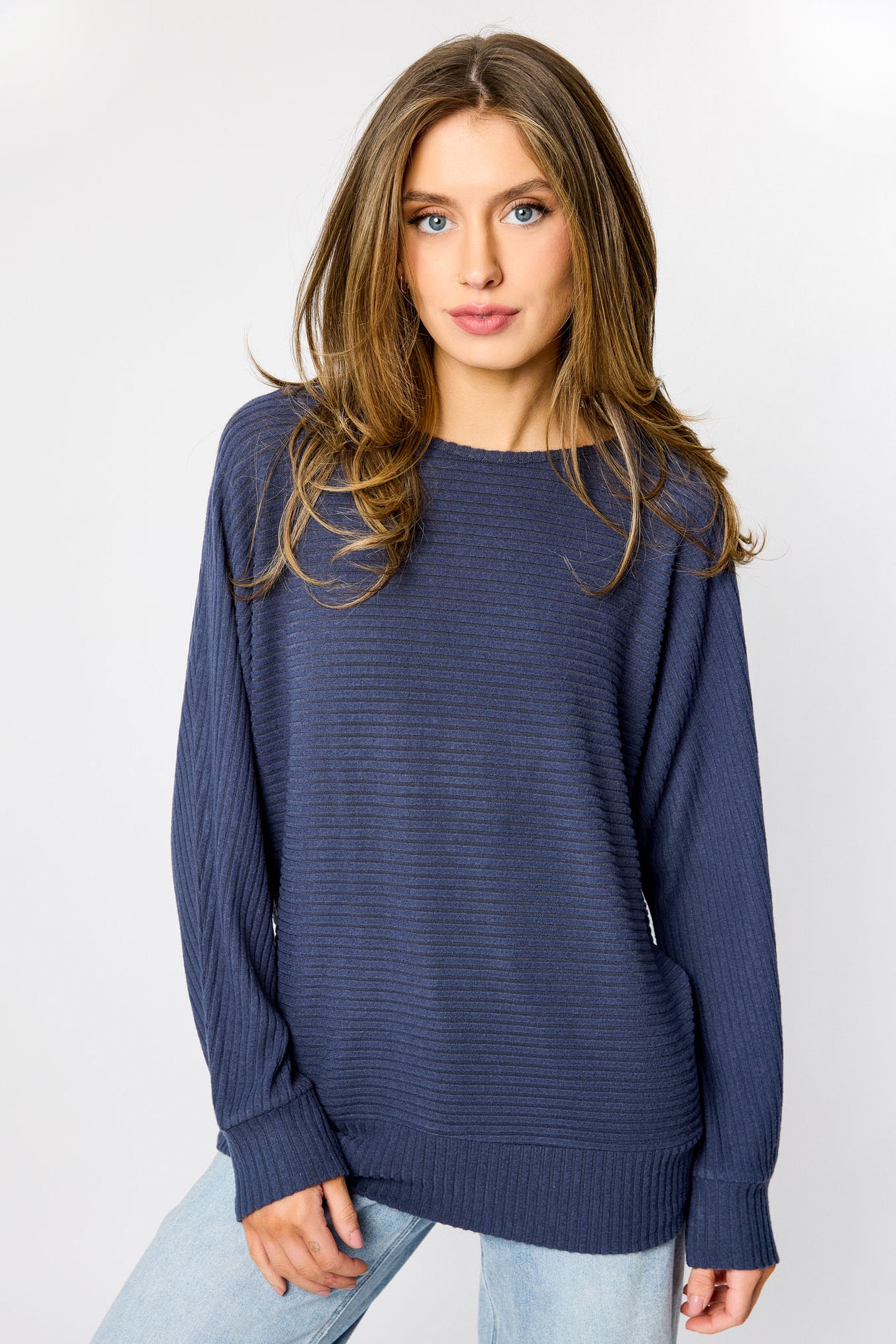 Dolman Sleeve Hacci Sweater