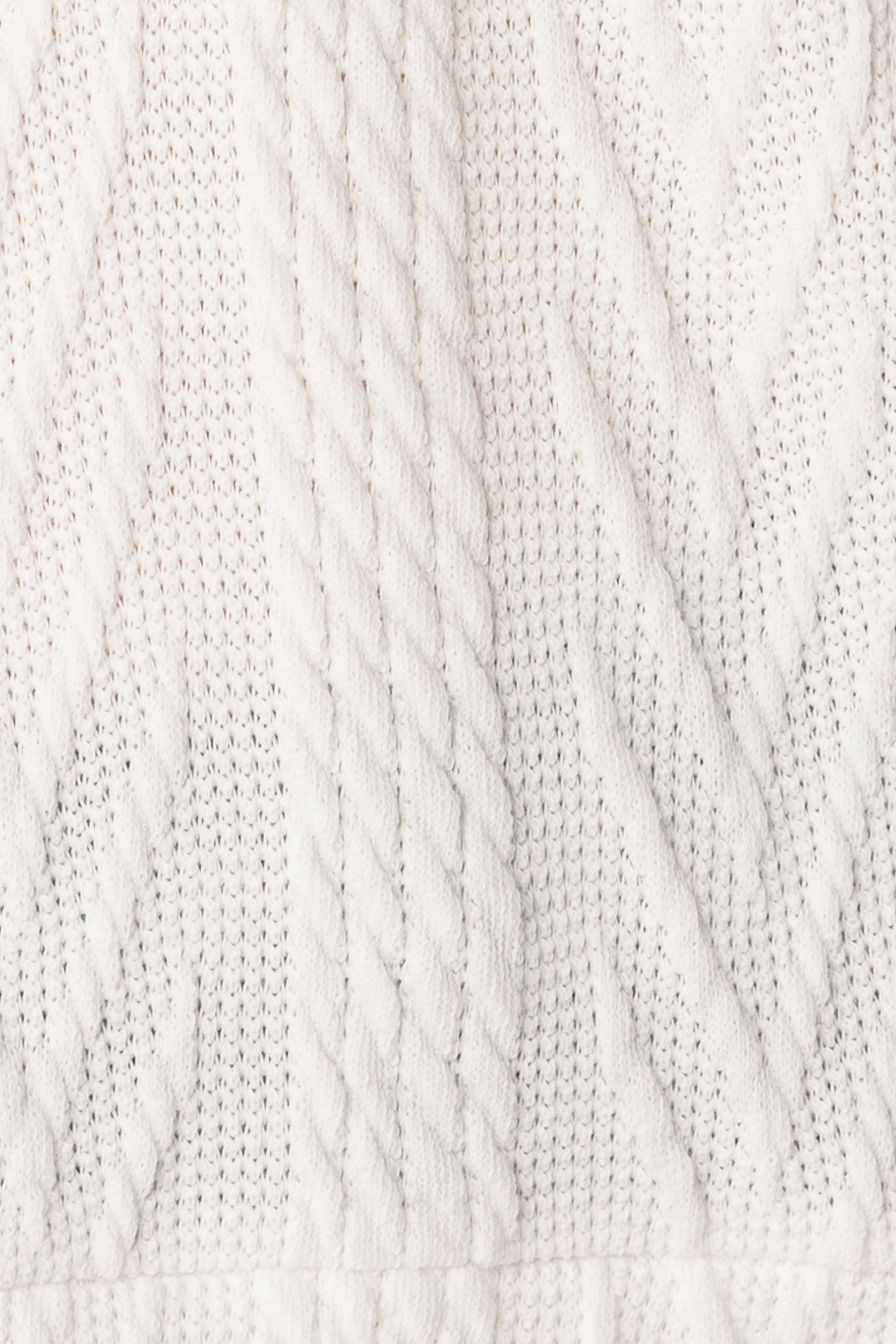 Cable Knit Balloon Sleeve Sweater