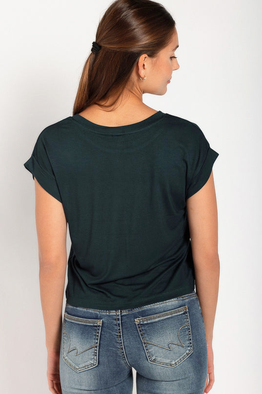 Cuffed Short Sleeve Tee