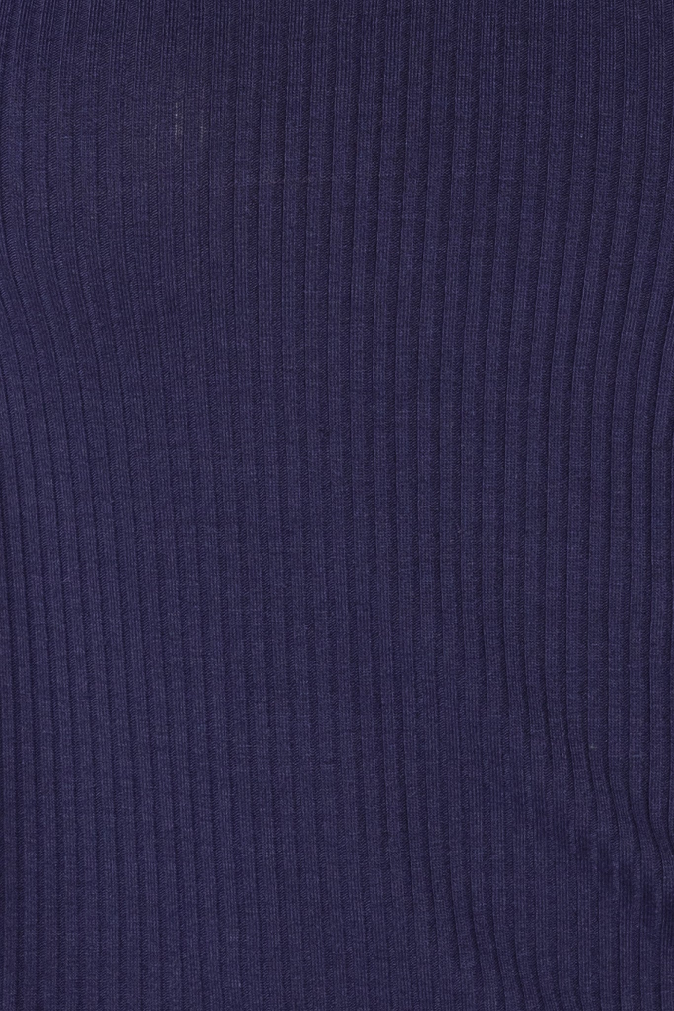 Rib Short Sleeve V-Neck with Lettuce Edge