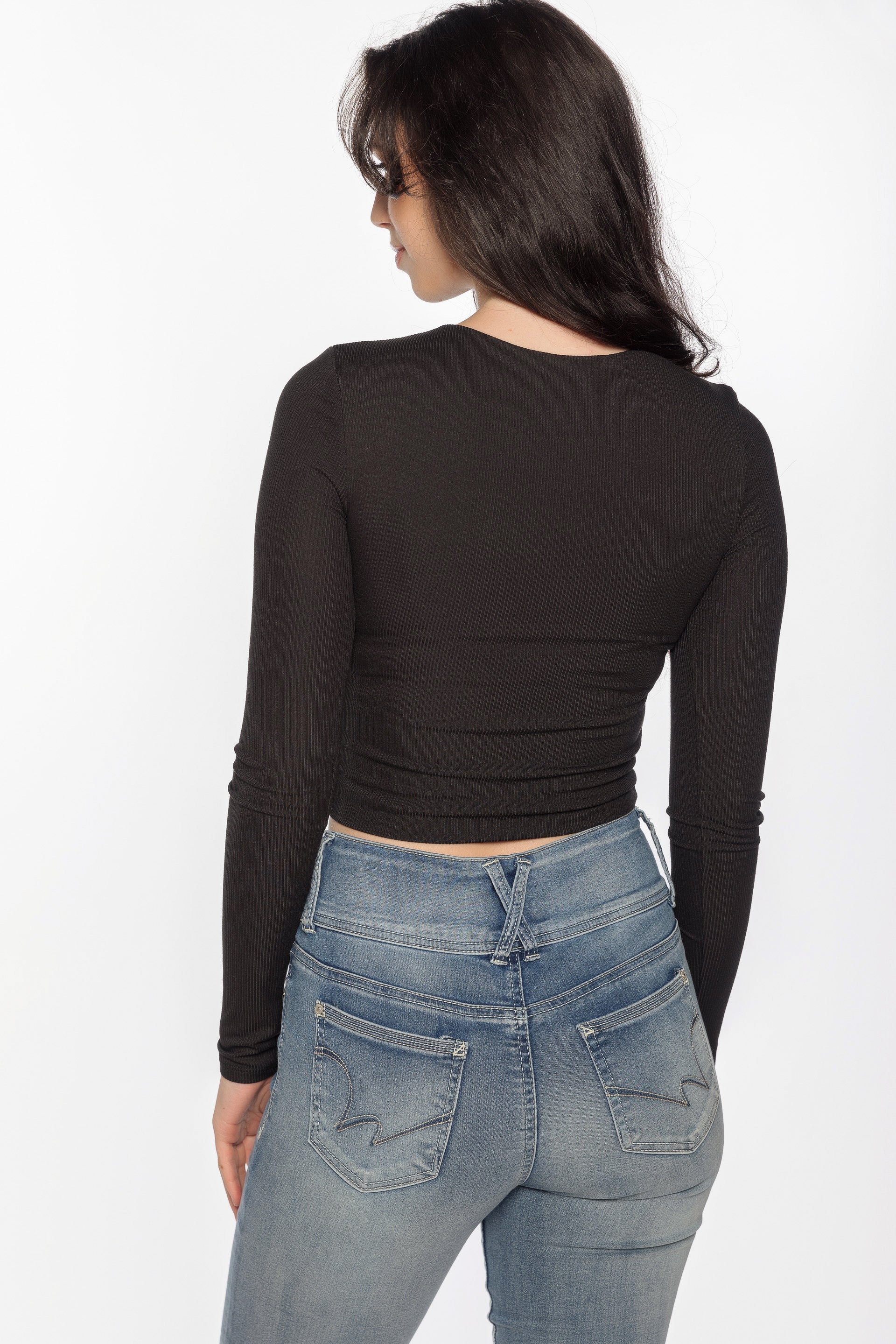 Ribbed Double Layer Top