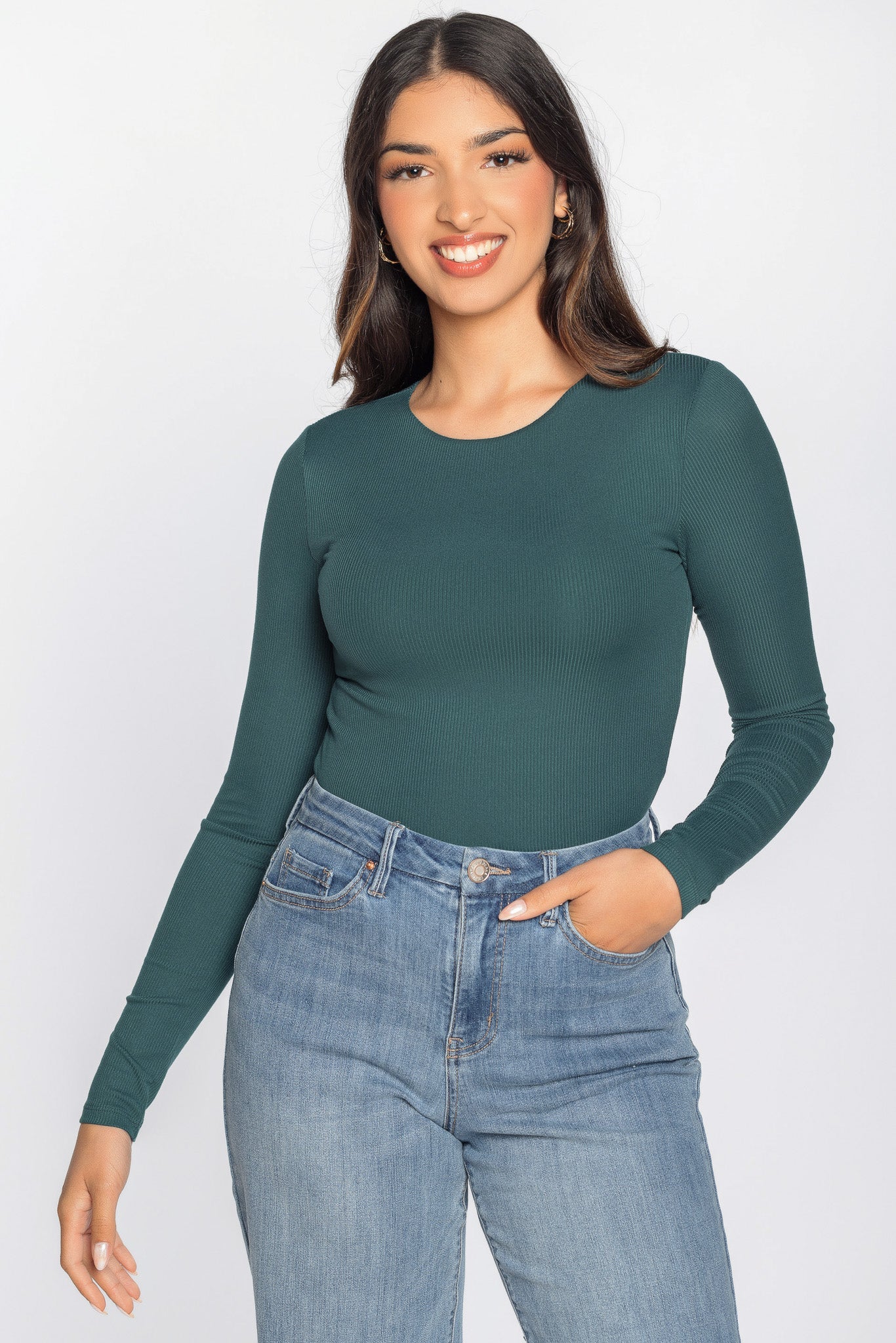 Ribbed Double Layer Top