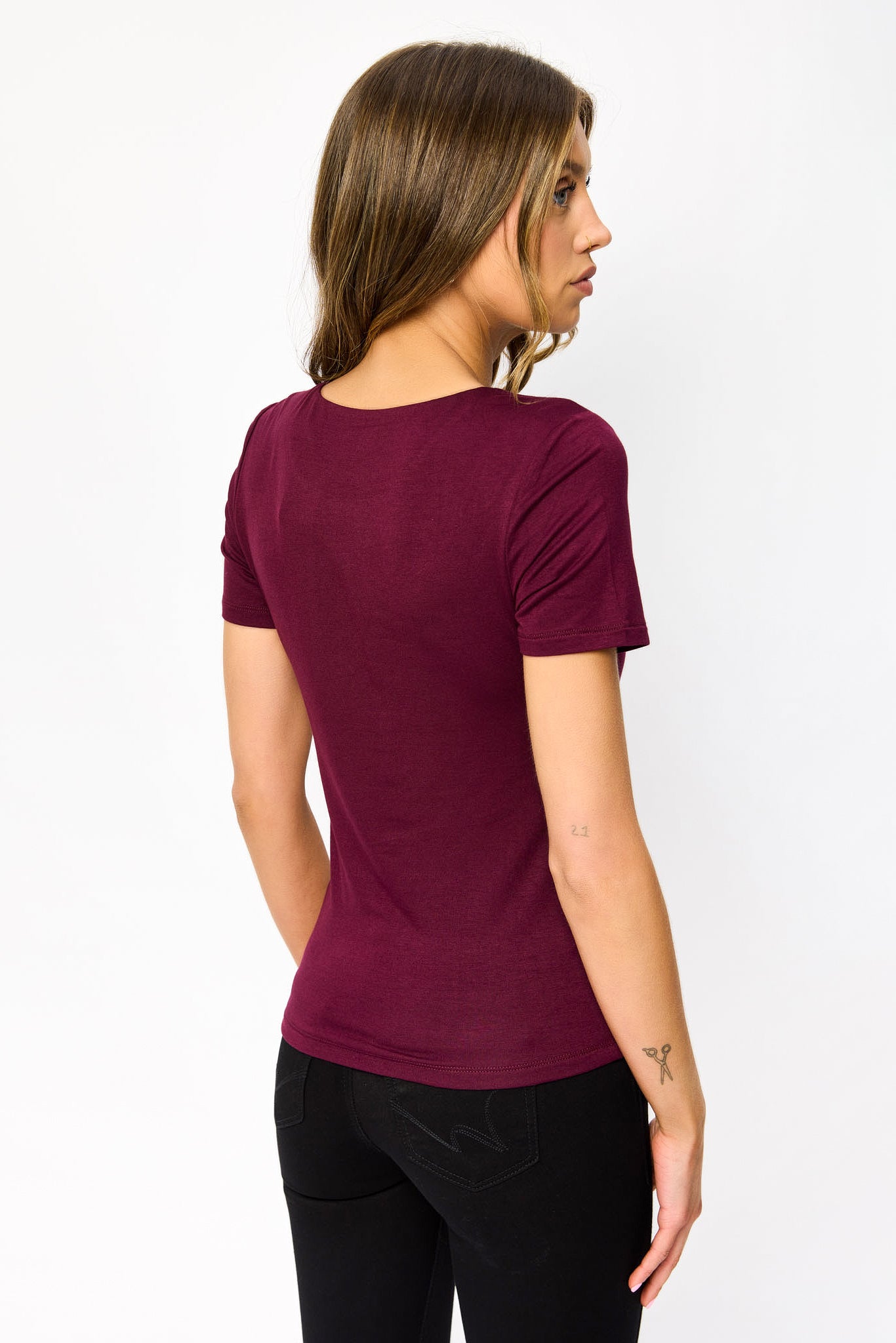 Double-Layer Crewneck Tee