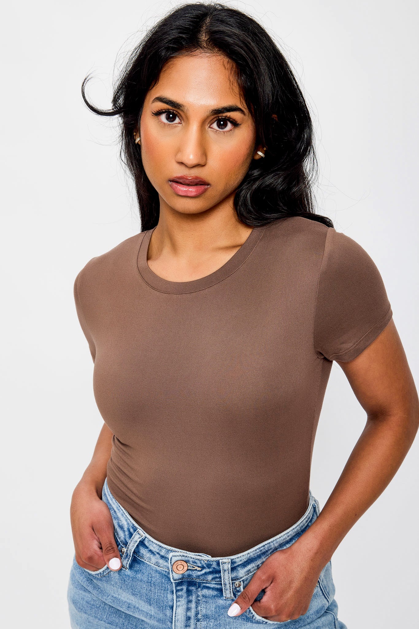 T-shirt avec mancherons