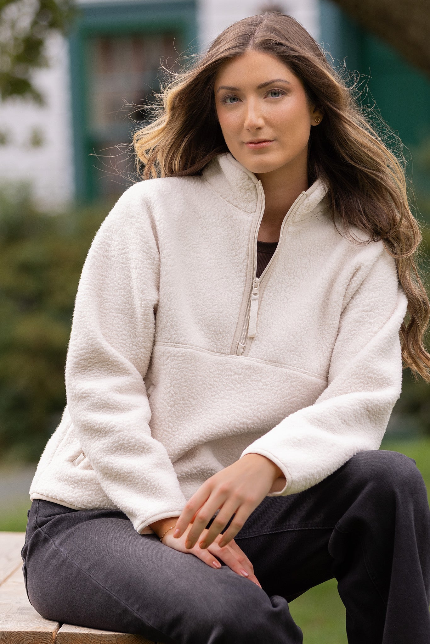 Sherpa Quarter-Zip Popover