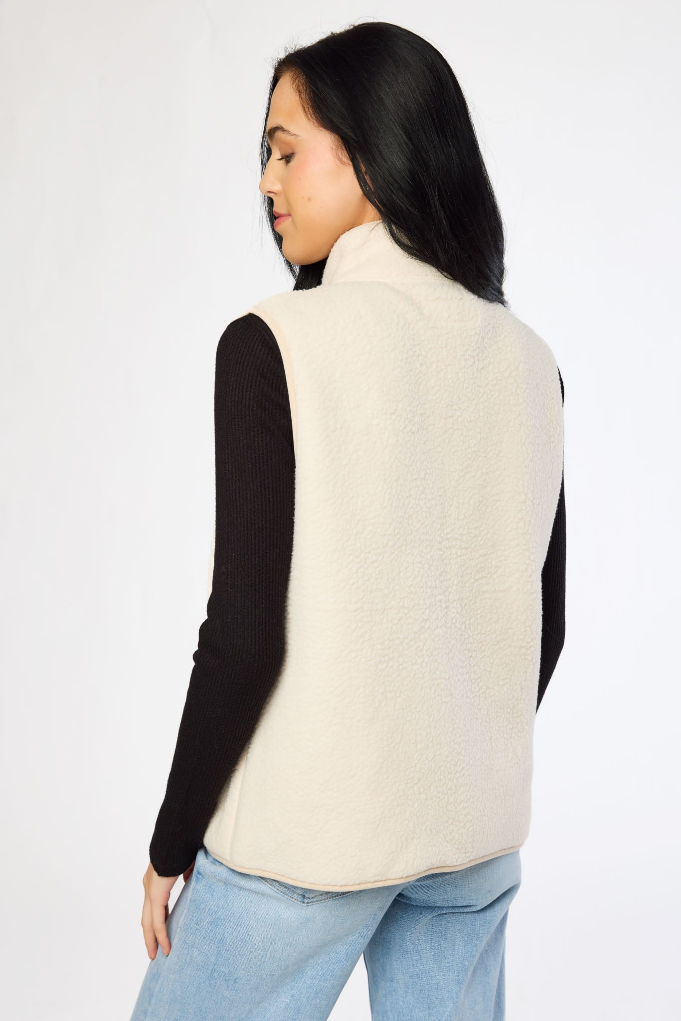 Sherpa Zip-Front Vest