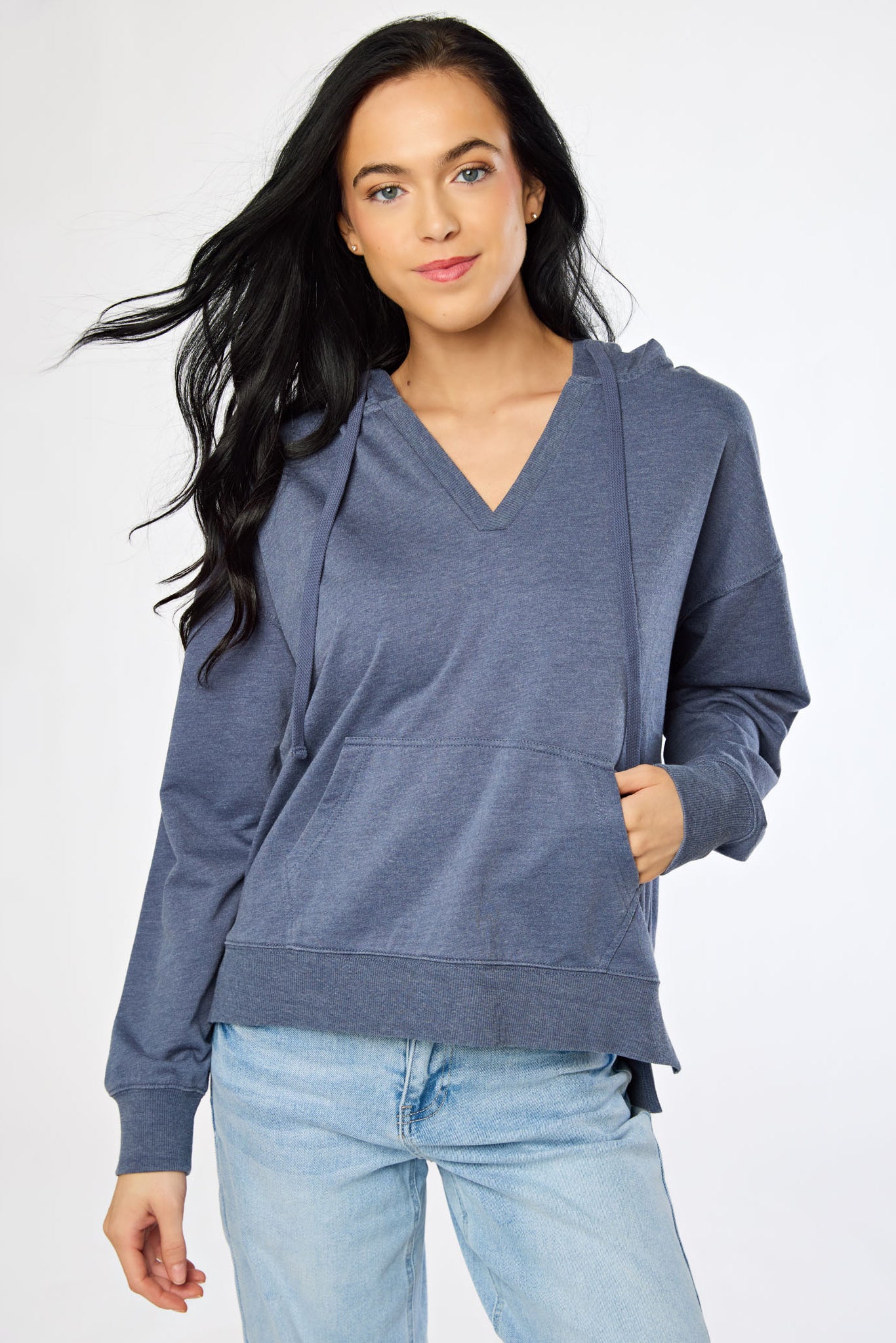 French-Terry WallFlower Hudson Slouchy Hoodie