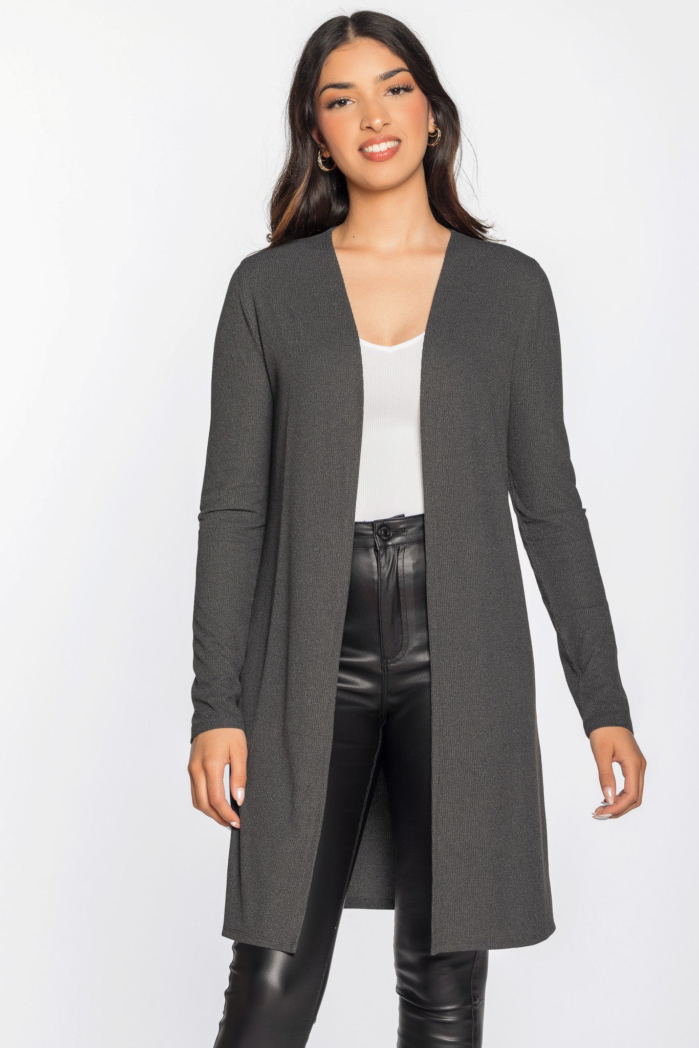 Cardigan côtelé