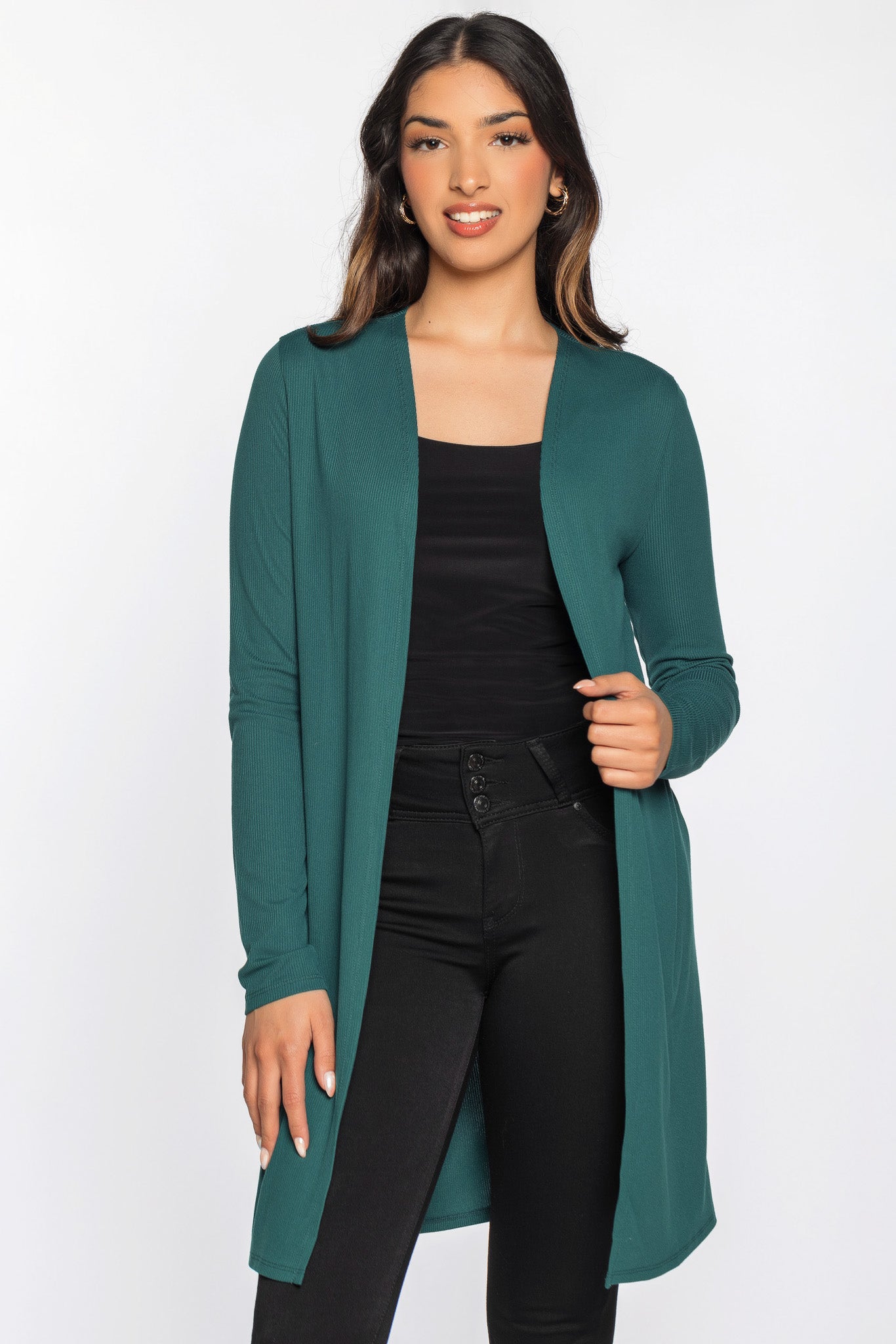 Cardigan côtelé