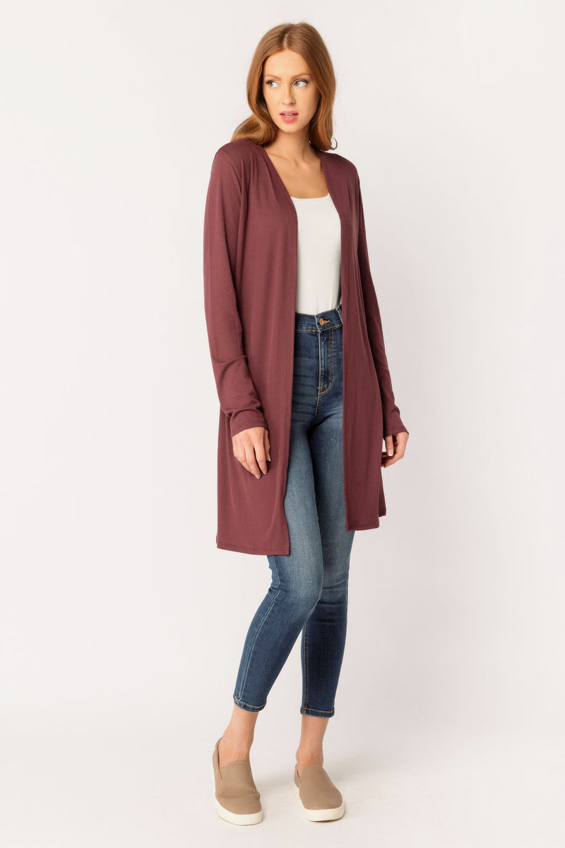 Ribbed Cardigan – Eclipse