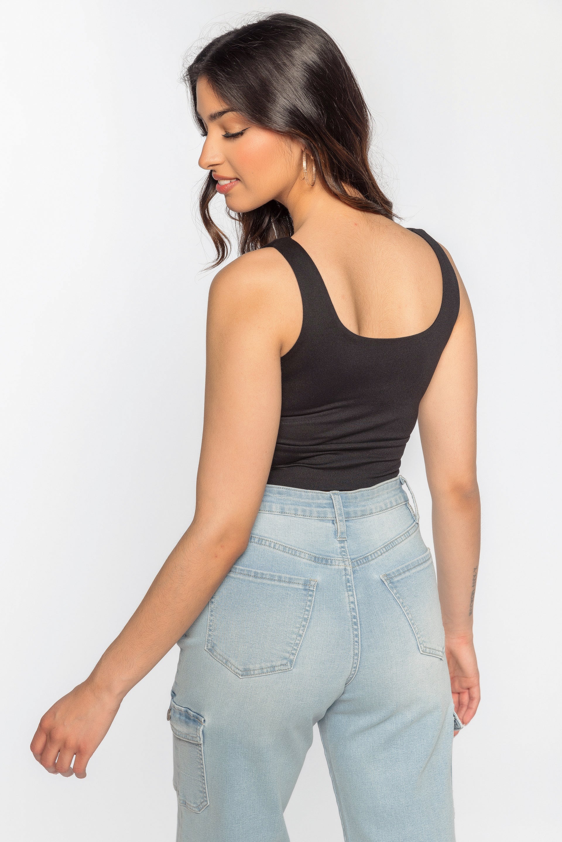 Square Neck Crop Top