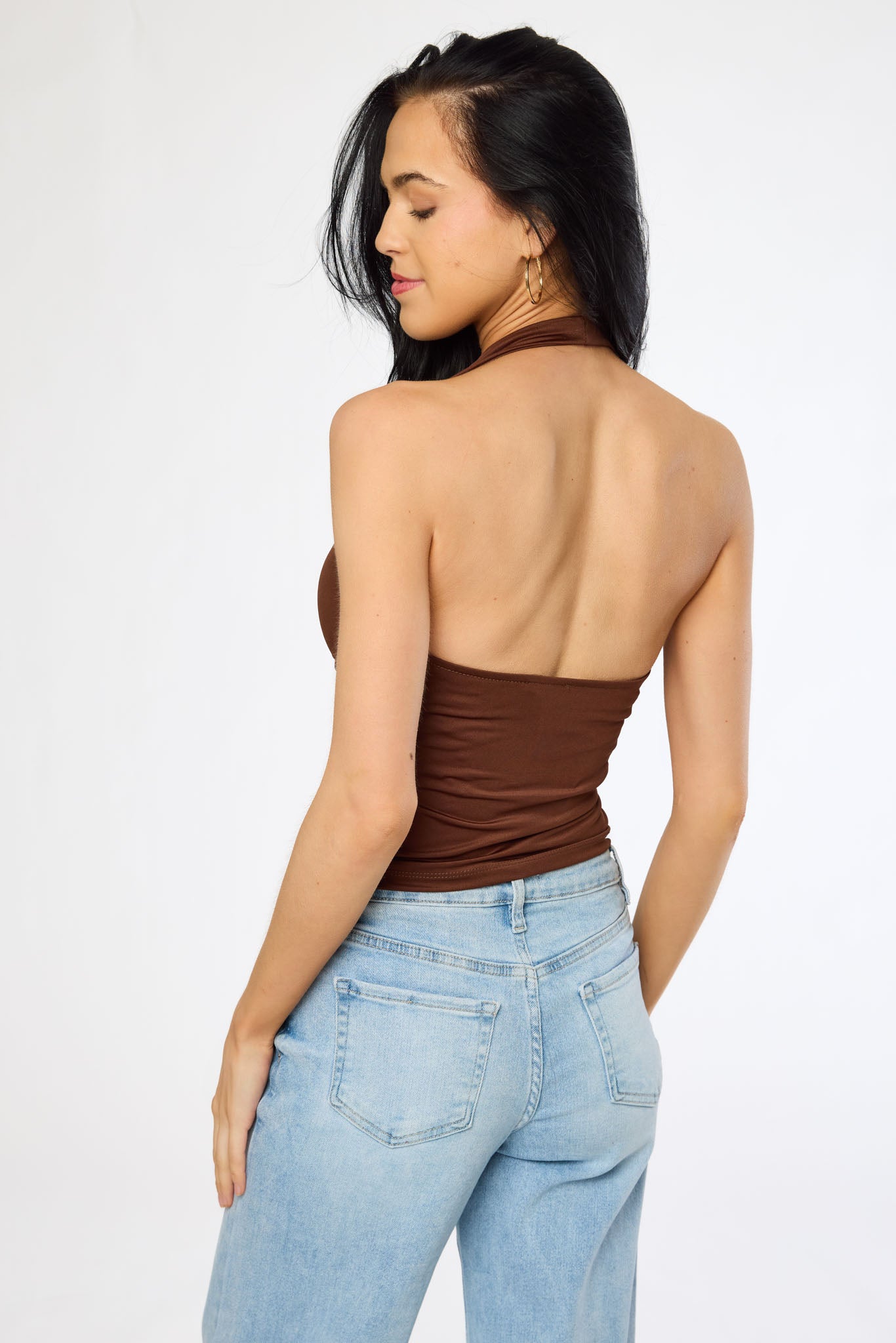 Draped Halter Top