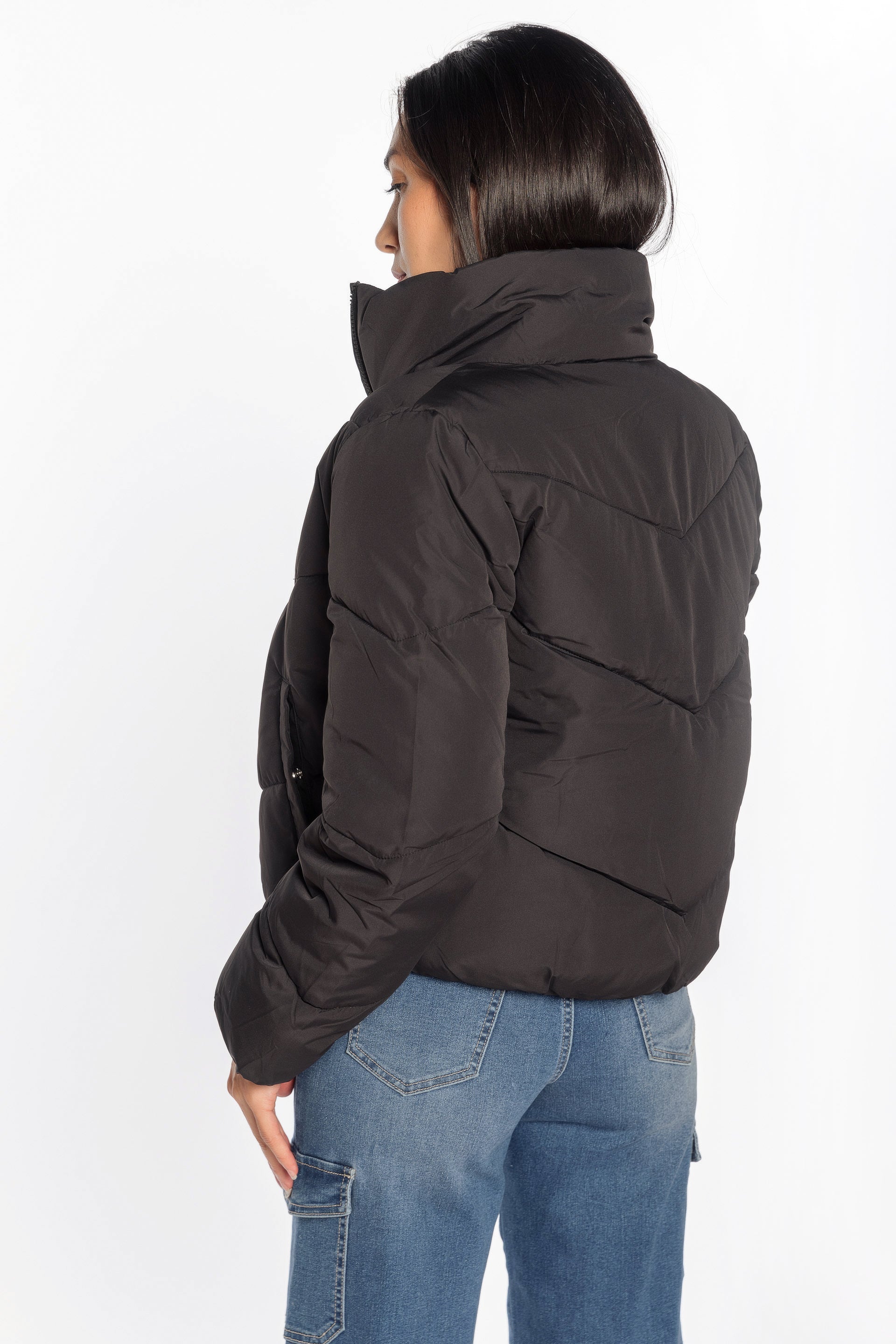Only Maggi Solid Short Puffer